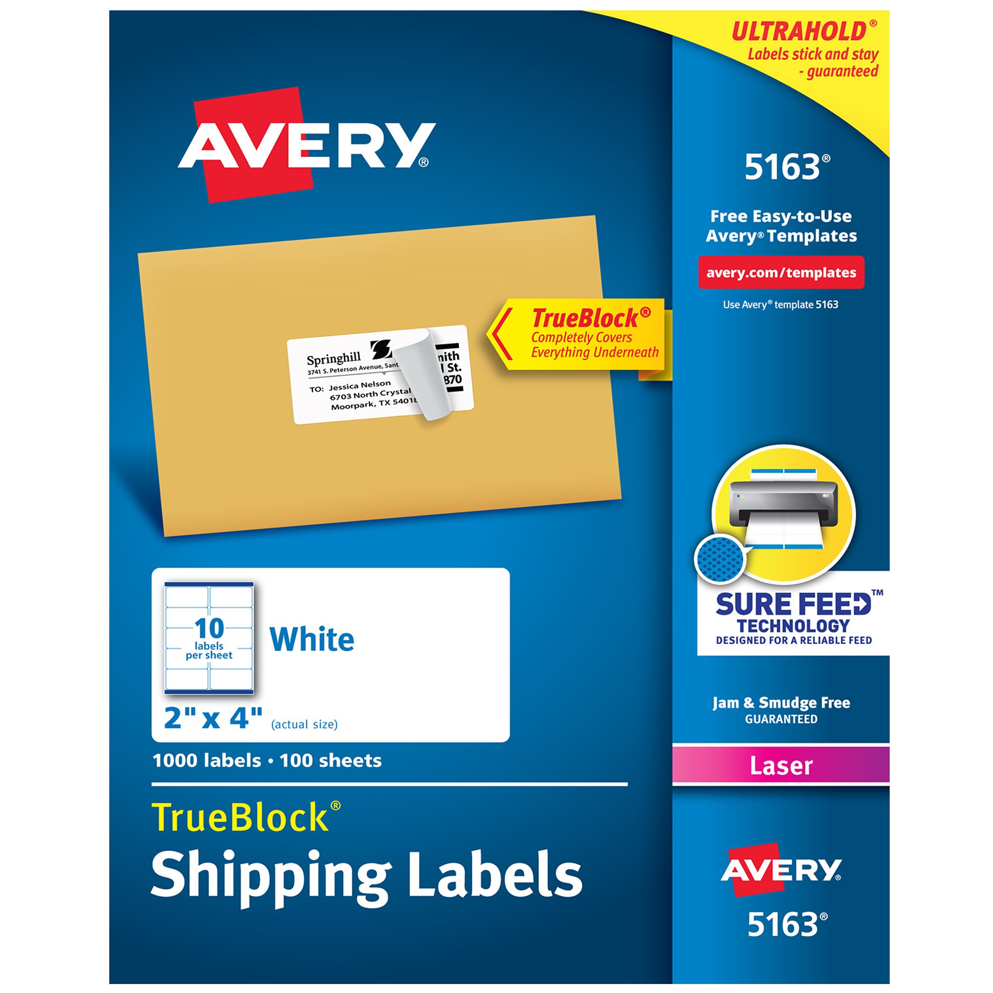 Avery Label Template 5163