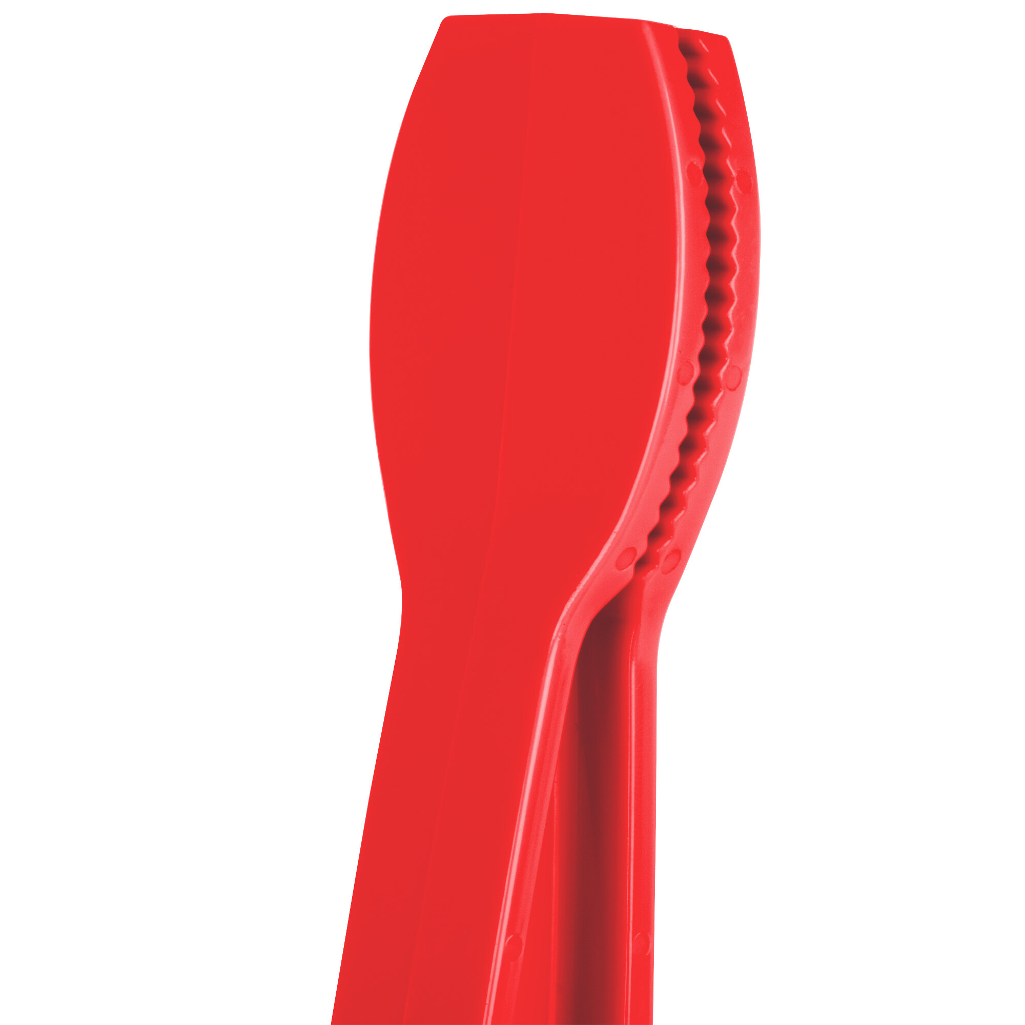 Red 9" Polycarbonate Flat Grip Tongs