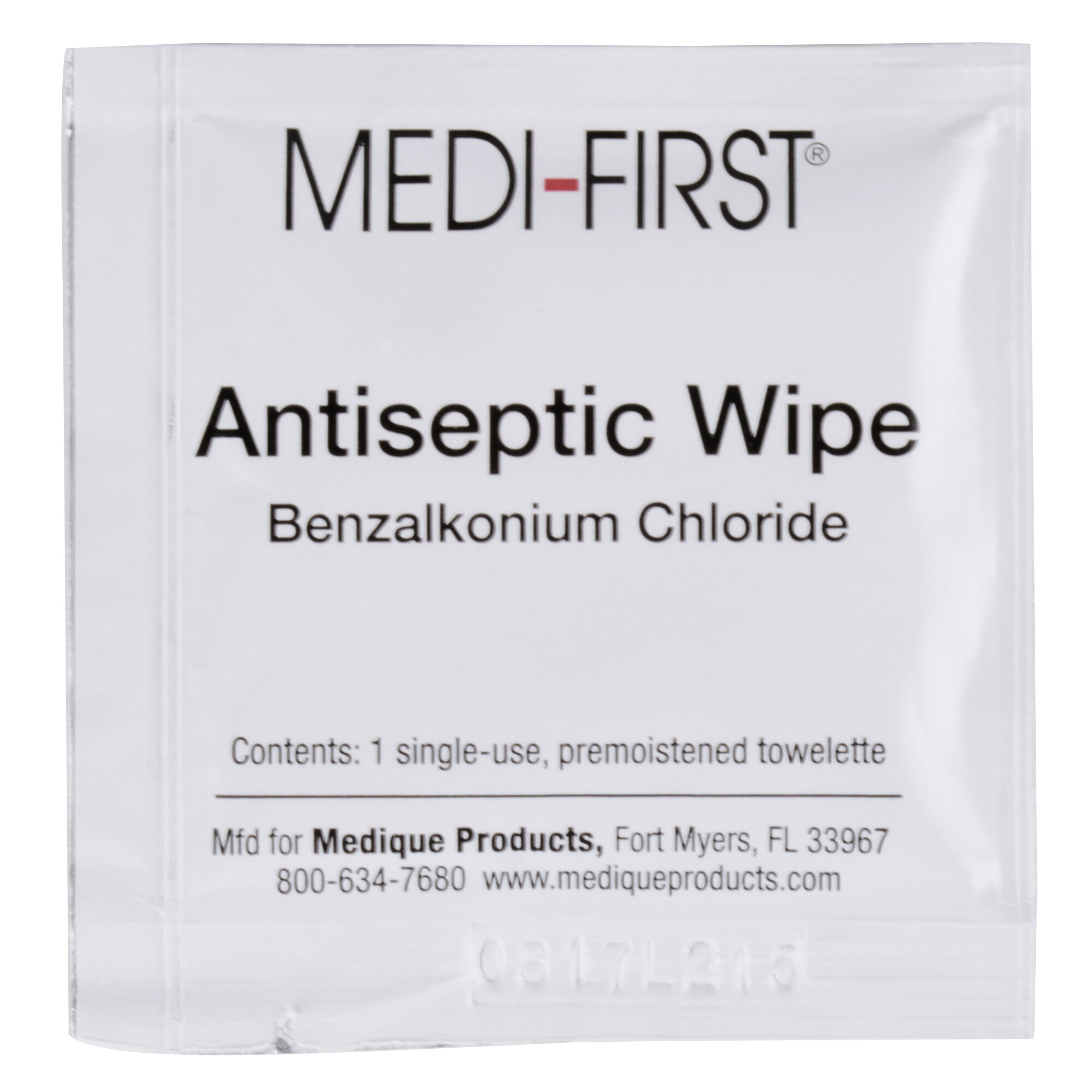 MediFirst Extra Large Antiseptic Wipes 20/Box
