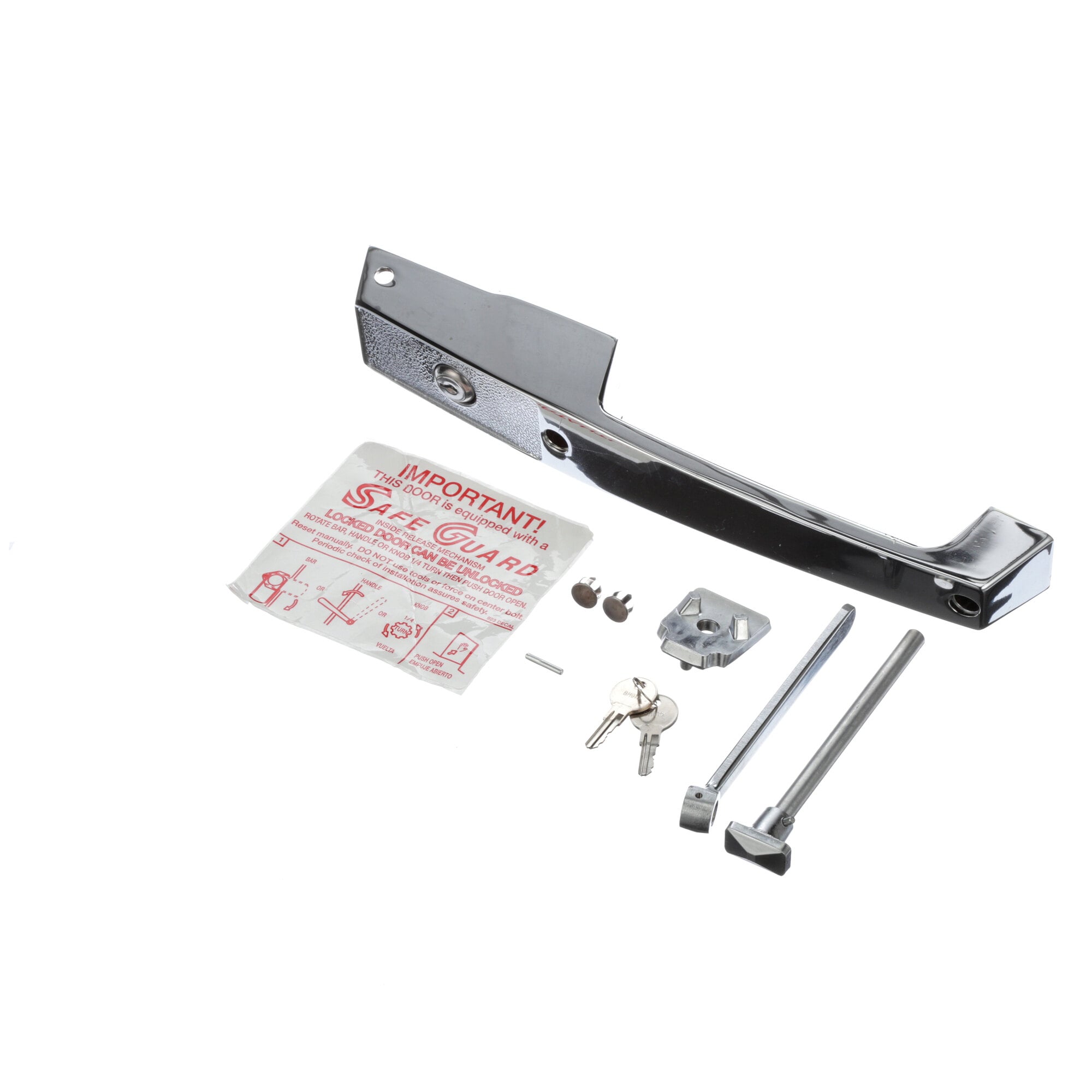 Kason® 1239C00005 Handle Pol Chrm W/Tex Pn