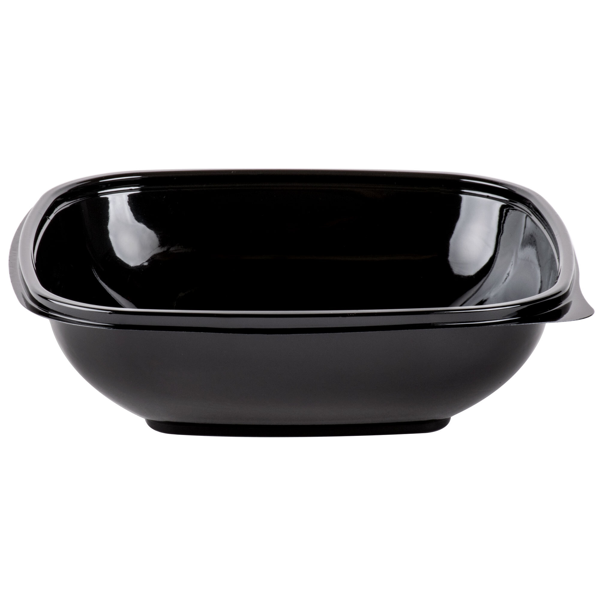 Sabert 98032B300 32 oz. Black Square Bowl 300/Case