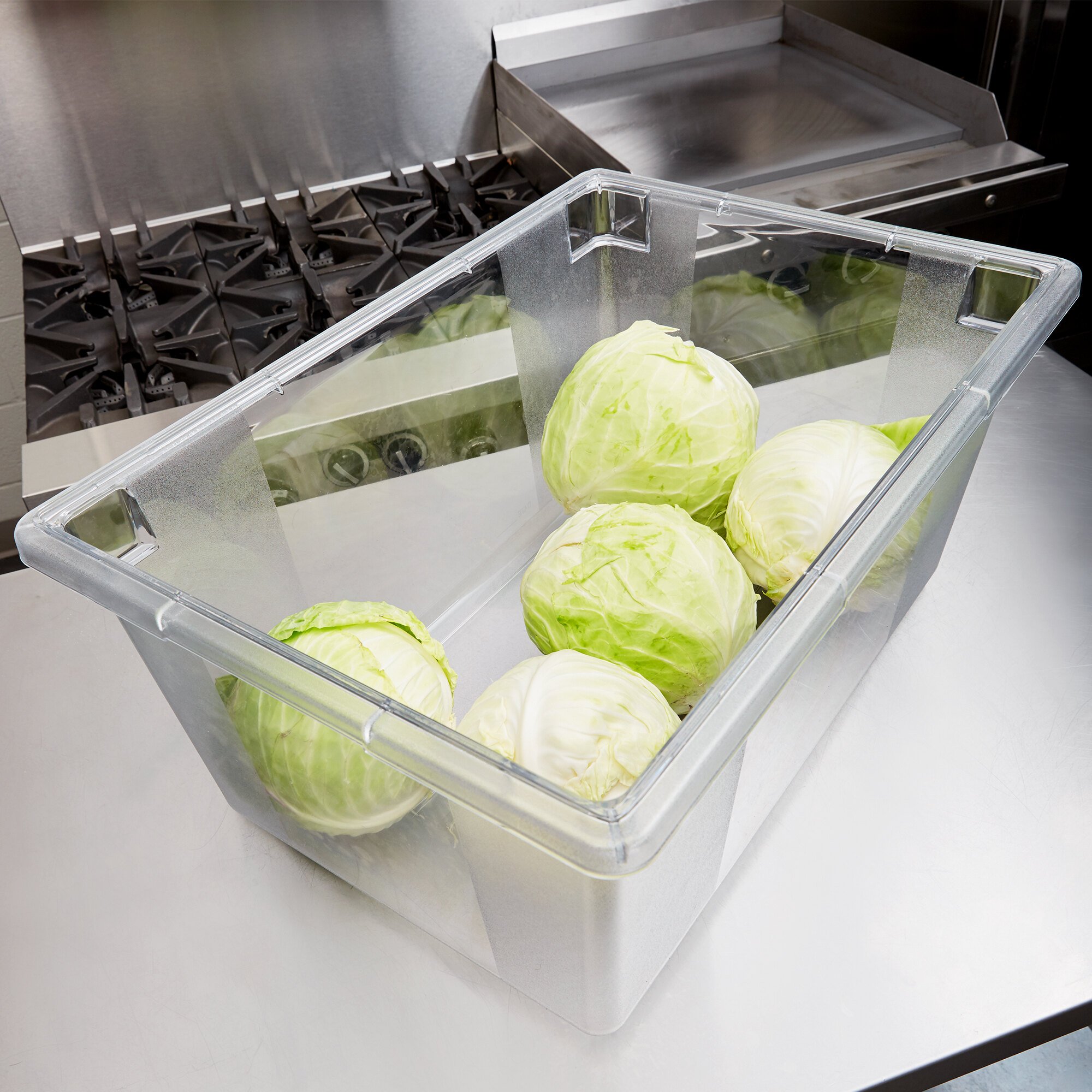 Carlisle 1062307 StorPlus Clear Food Storage Box 26" x 18" x 12"