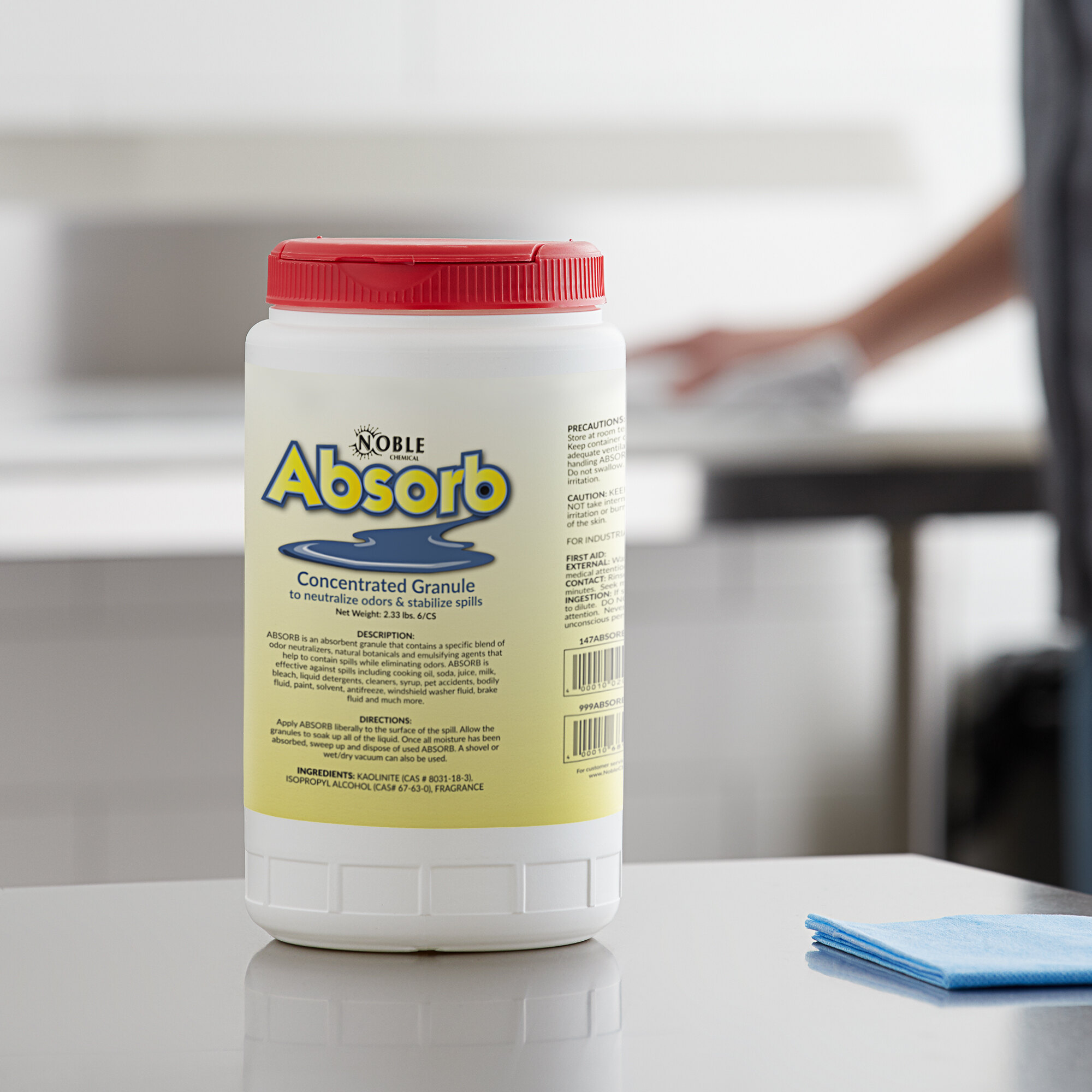 Noble Chemical 2 lb. / 32 oz. Absorb Odor Neutralizer lb. / Spill