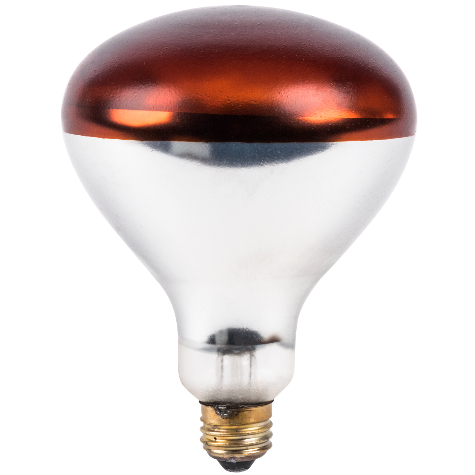 Lavex Janitorial 250 Watt Red Coated Infrared Heat Lamp Light Bulb