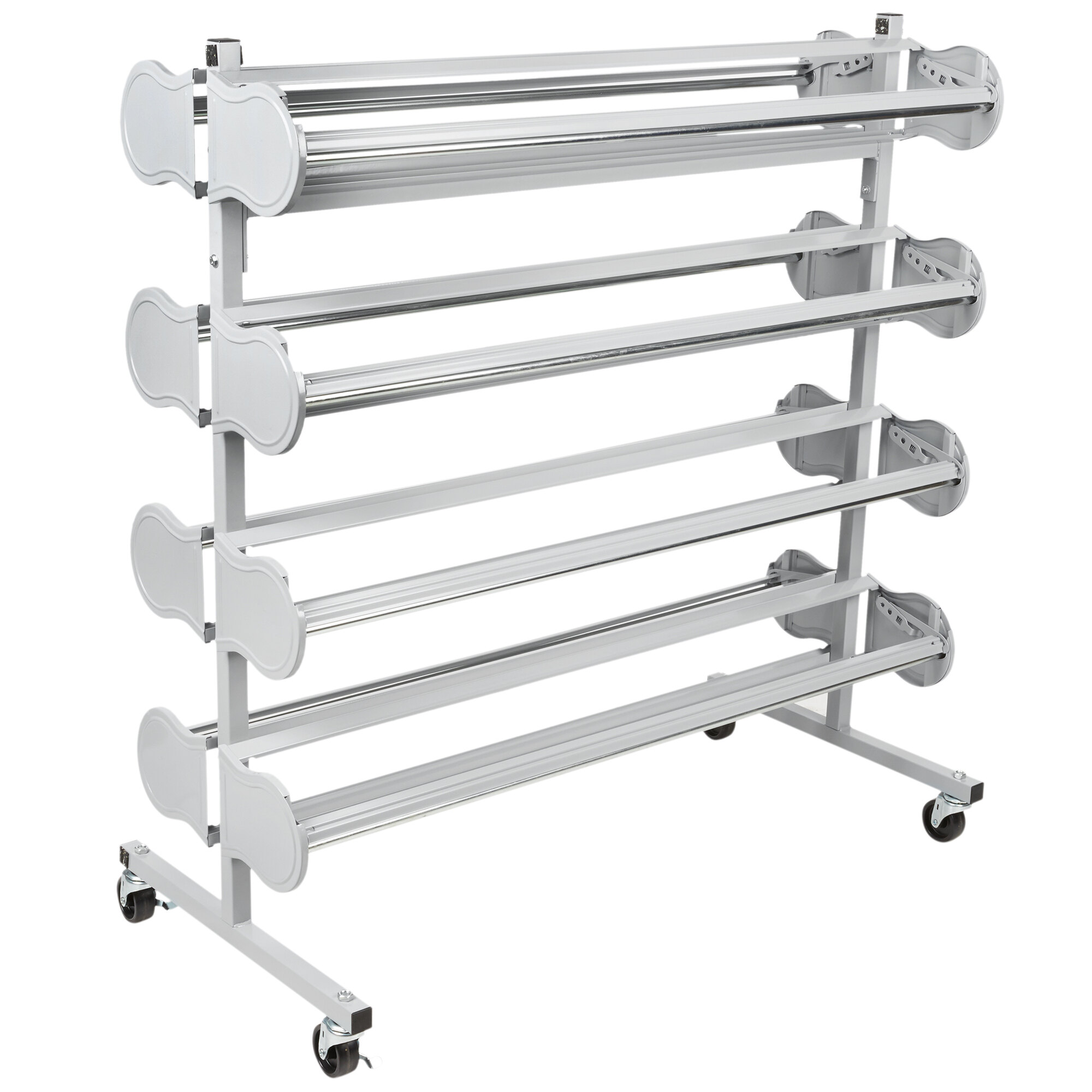 Bulman R398-D-48 48" Horizontal Tower 8 Roll Deluxe Paper Rack