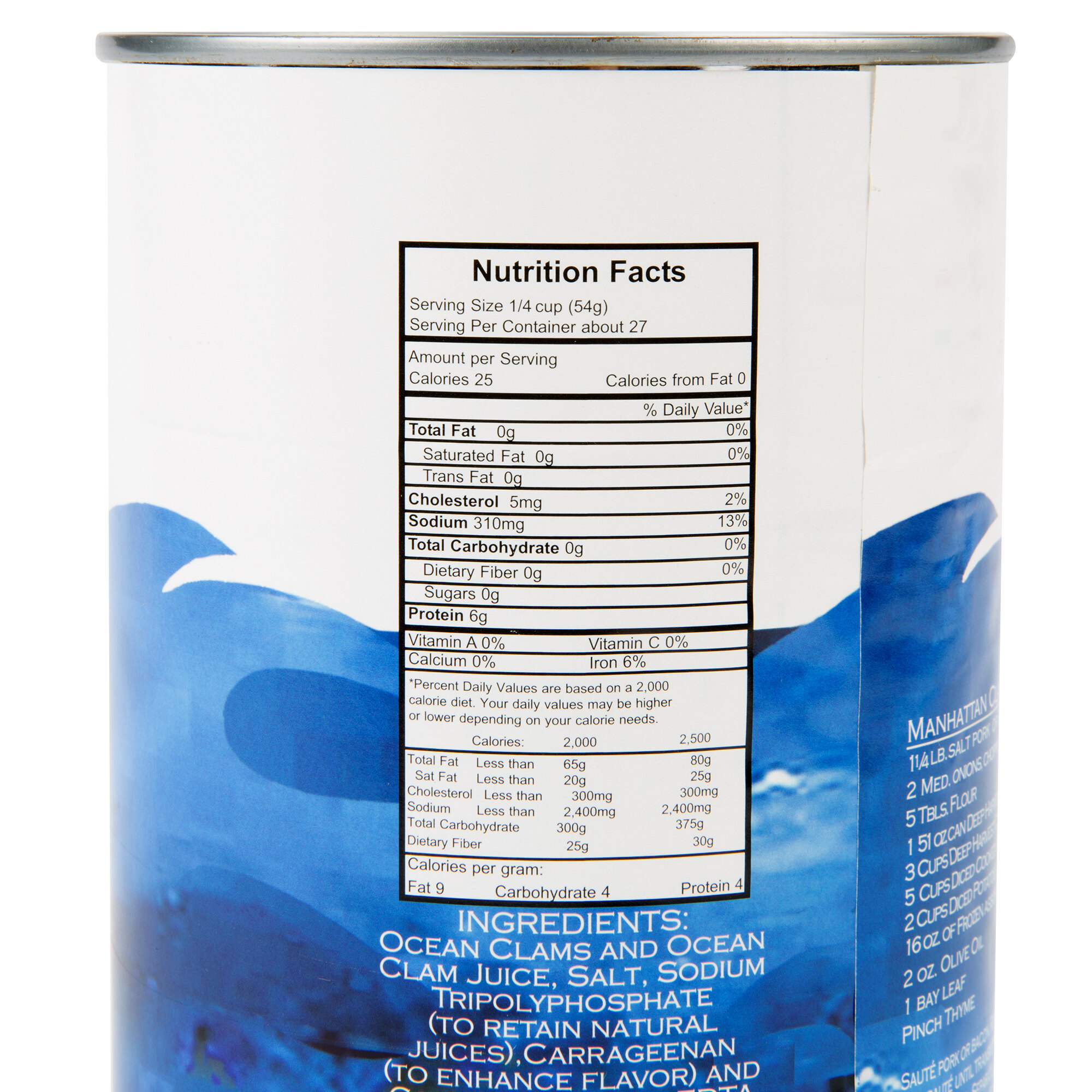 51 oz. Chopped Ocean Clams