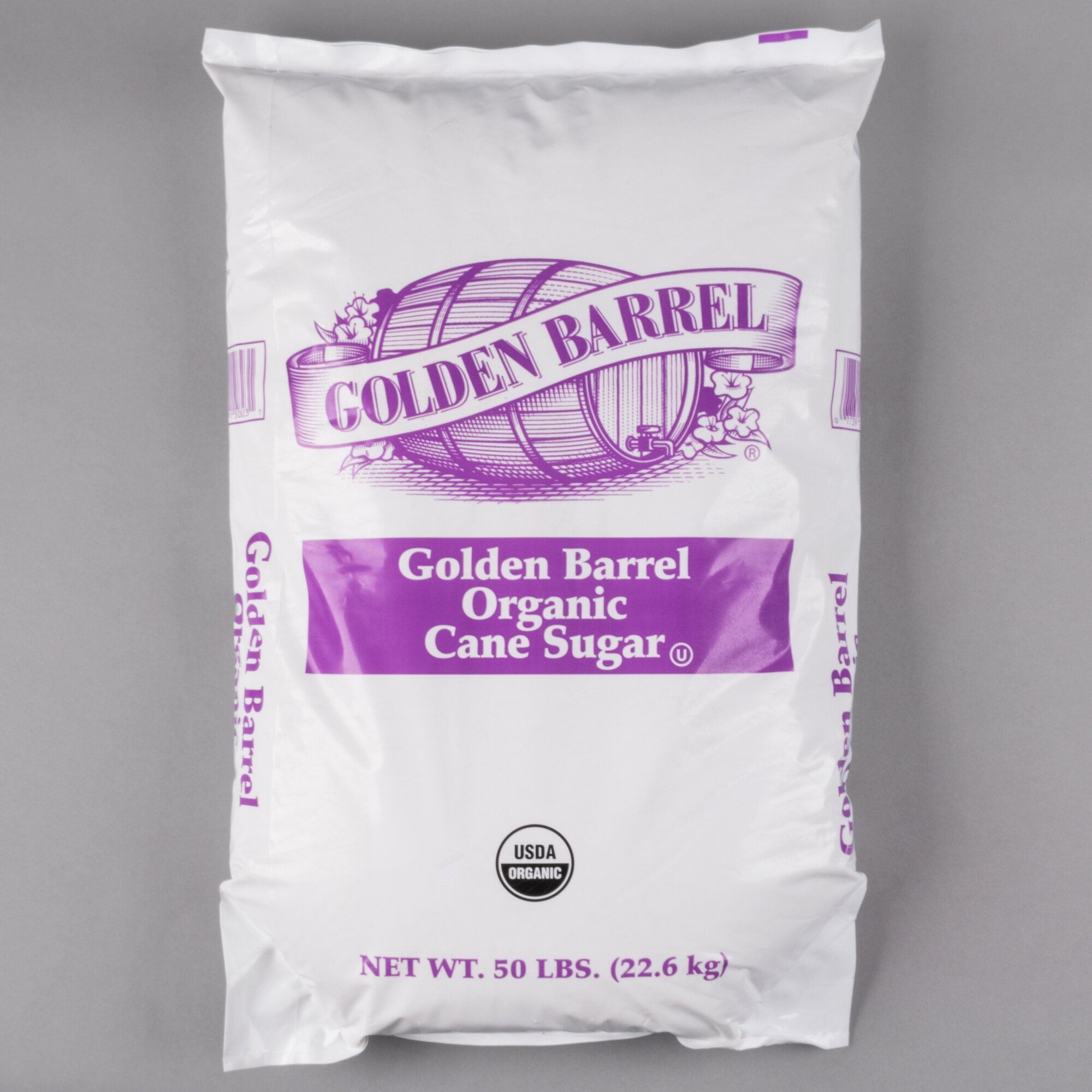Organic Cane Sugar in Bulk by Golden Barrel - 50 lb.