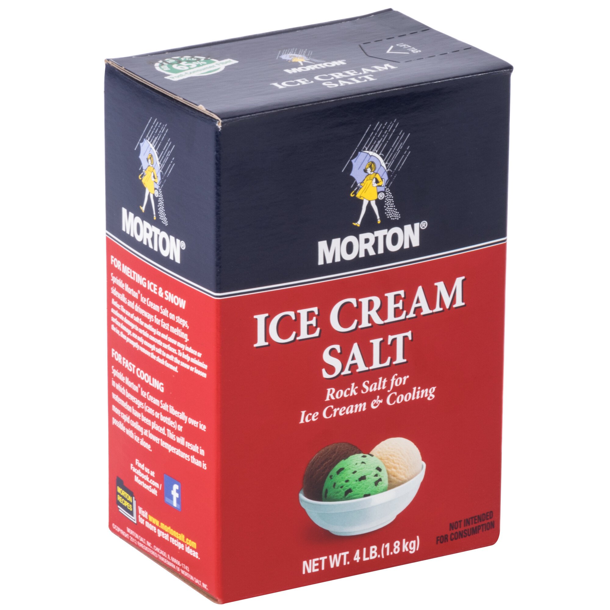 Morton 4 lb. Ice Cream Rock Salt