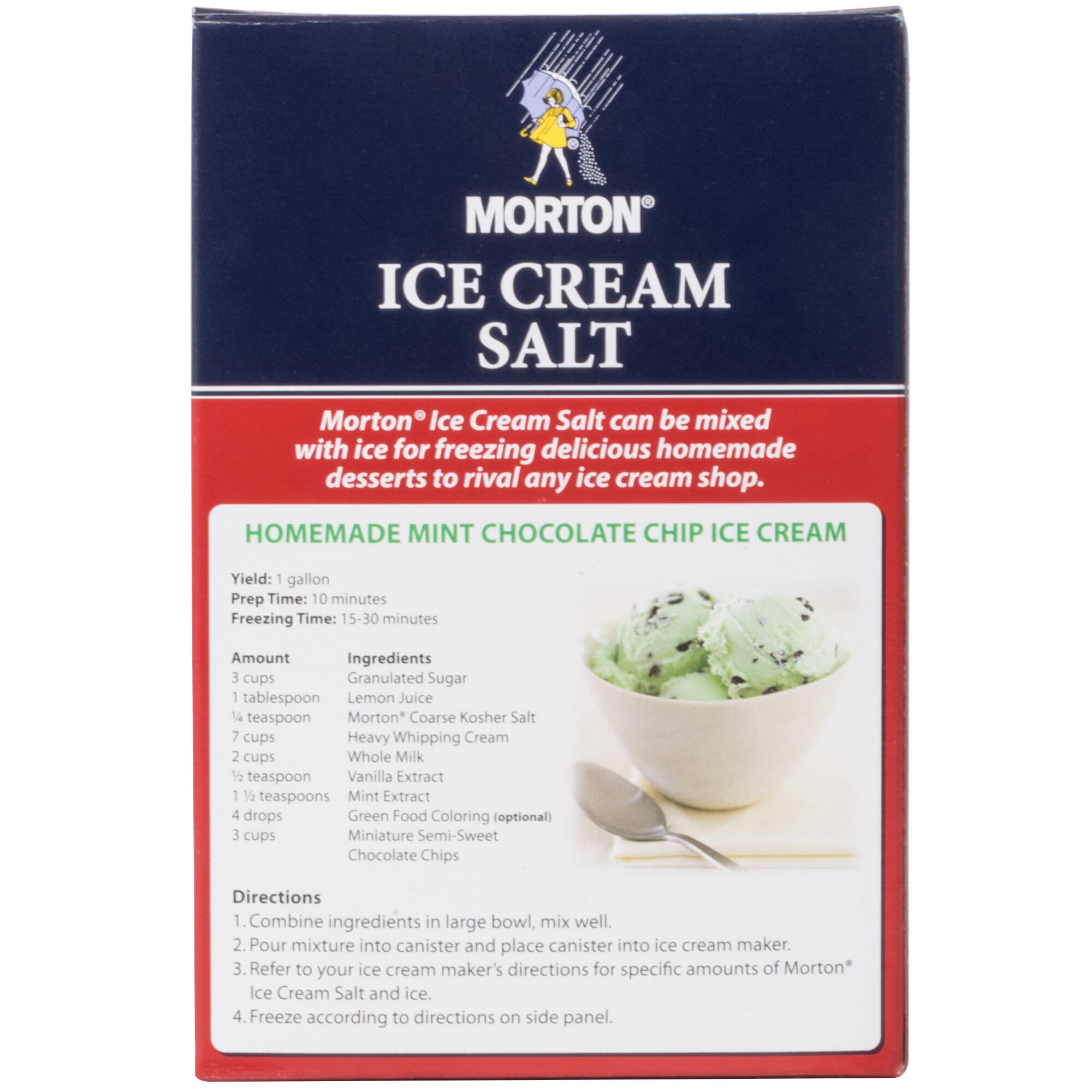 Morton 4 lb. Ice Cream Rock Salt