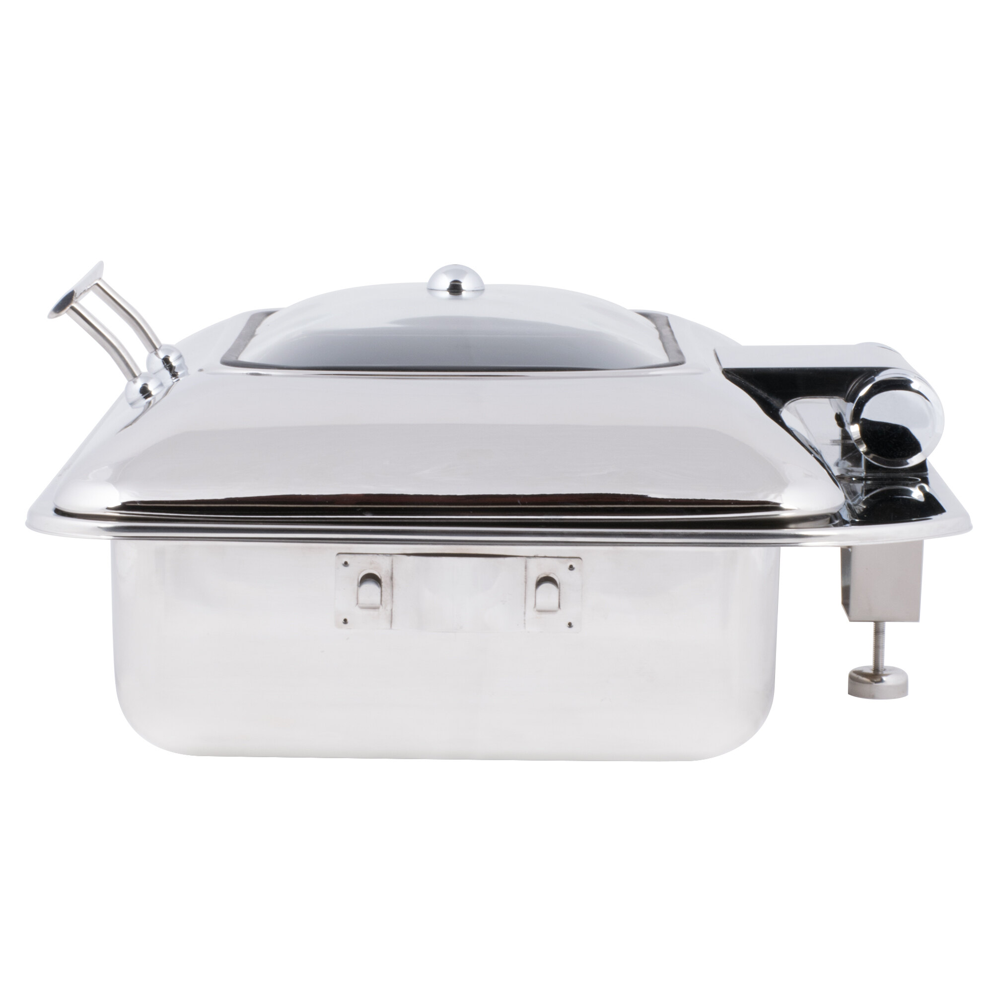 Choice Supreme 8 Qt. Full Size Stainless Steel Induction Chafer with