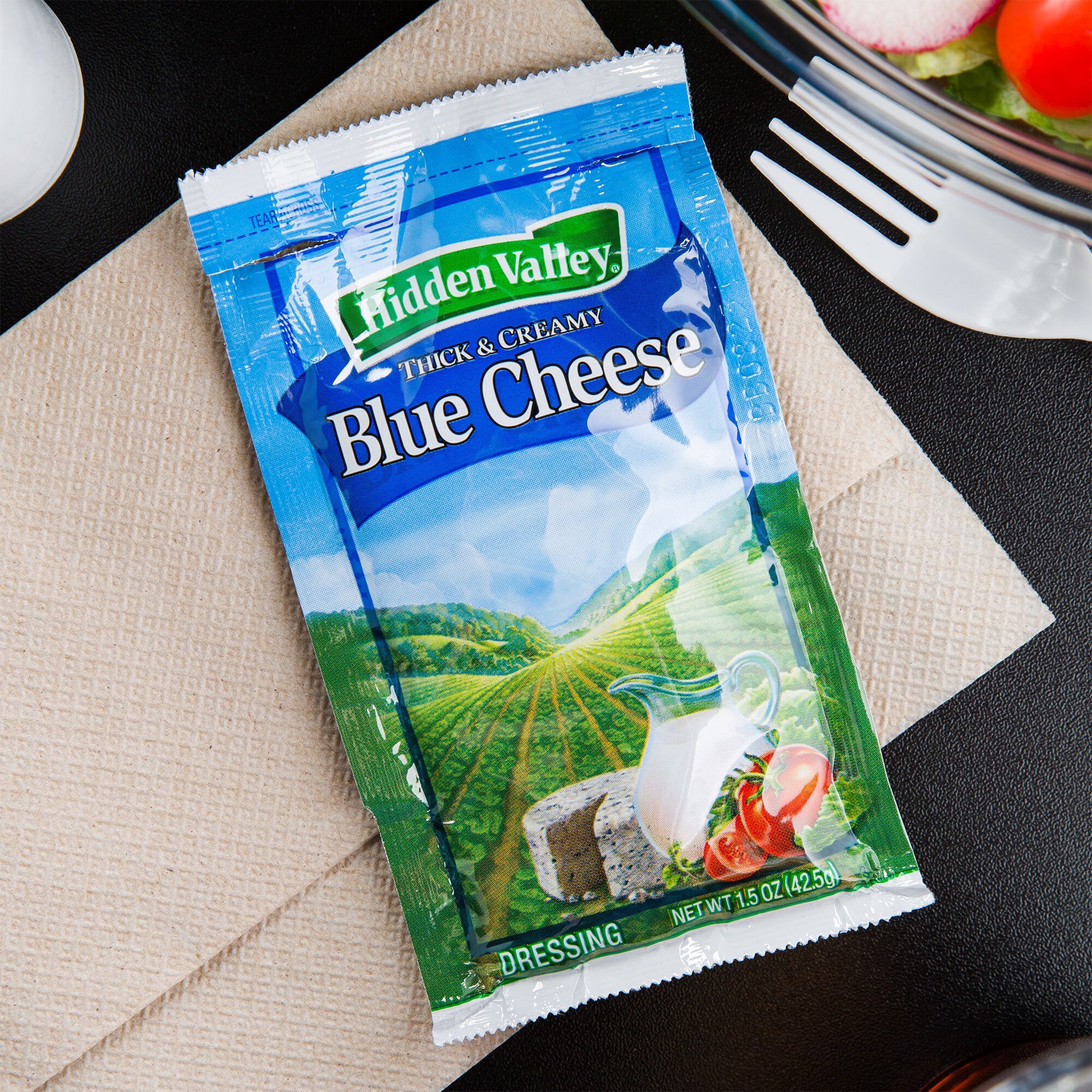 Hidden Valley 1.5 oz. Blue Cheese Dressing Packet 84/Case
