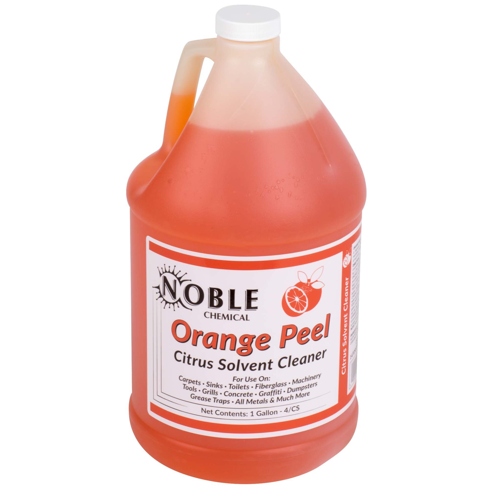 Noble Chemical 1 Gallon / 128 oz. Orange Peel Citrus Solvent Cleaner