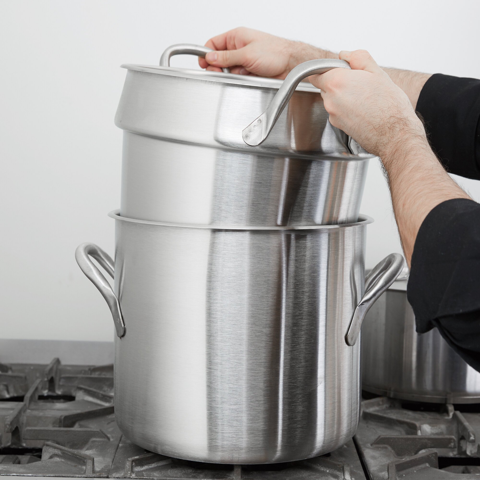 Vollrath 78610 Classic 20 Qt Stainless Steel Stock Pot Double Boiler Pot   1080644 