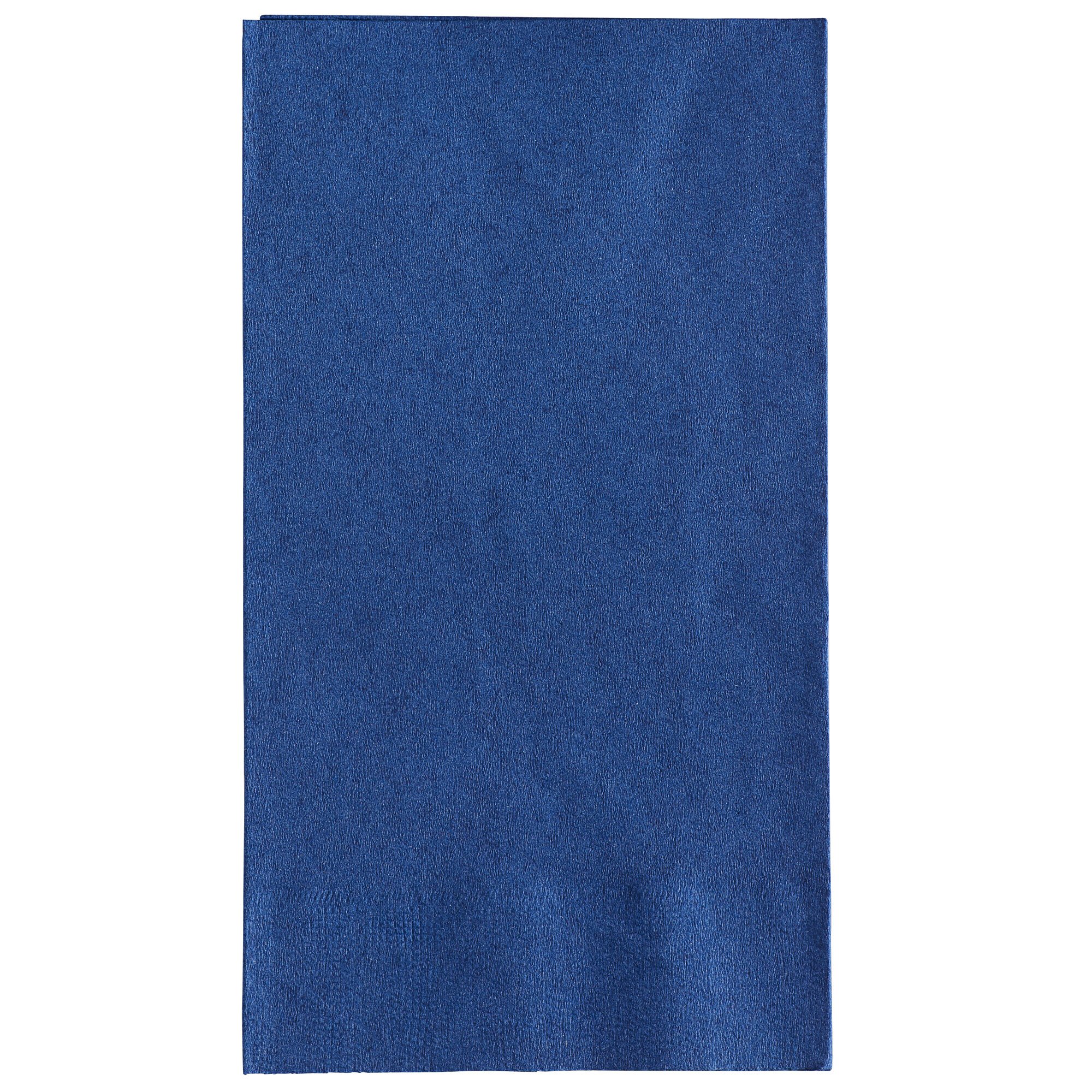 Navy Blue Paper Dinner Napkins, Choice 2Ply Customizable, 15" x 17