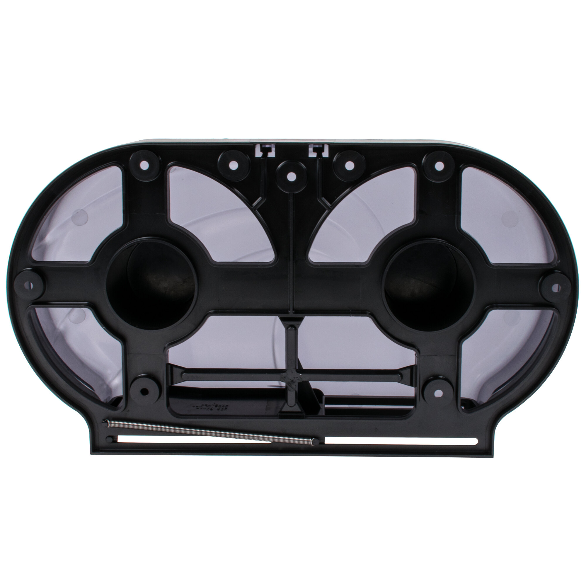 San Jamar R4090TBK Twin Oceans 9" Double Roll Jumbo Toilet Tissue