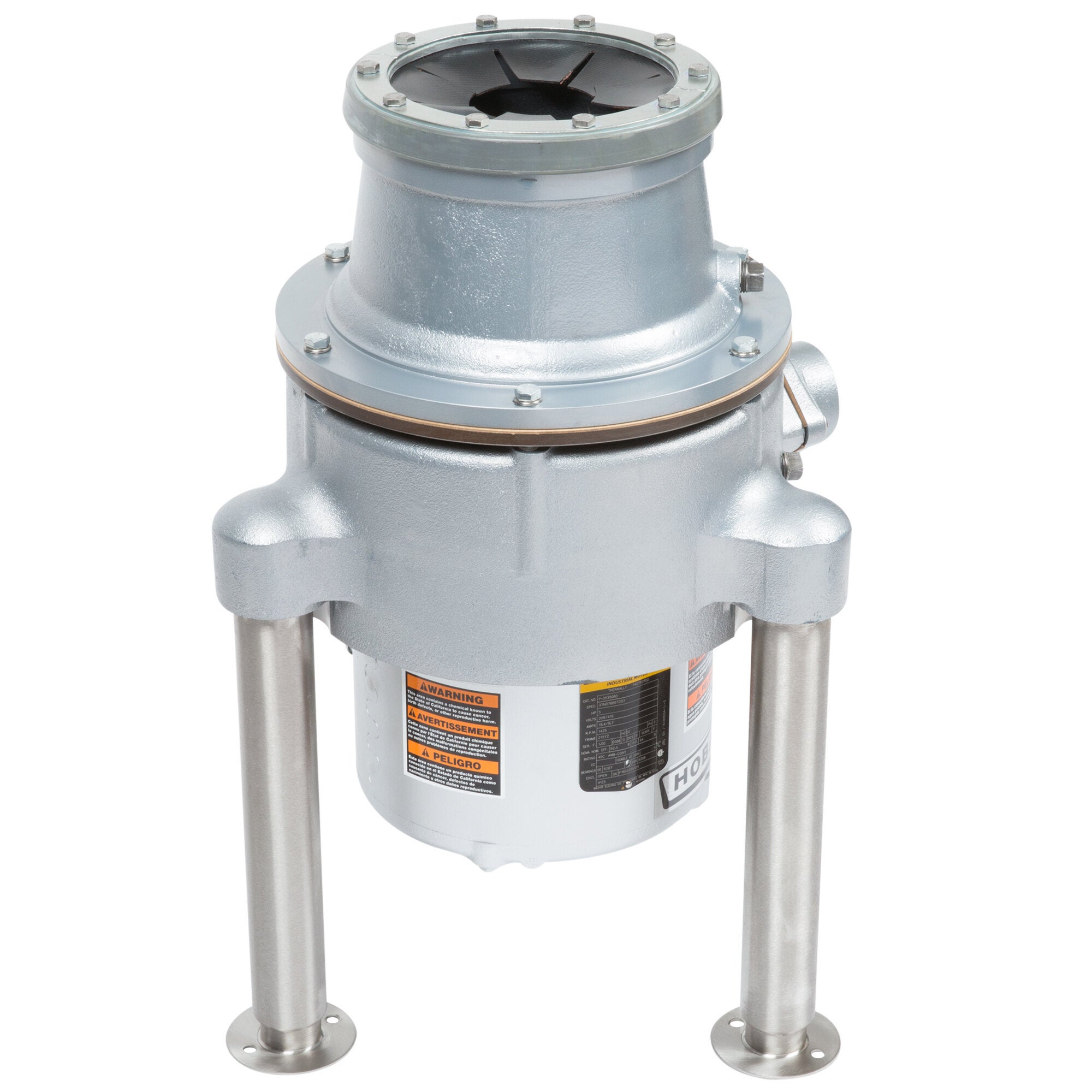 Hobart FD4/500-1 Commercial Garbage Disposer - 5 hp, 208-230/460V