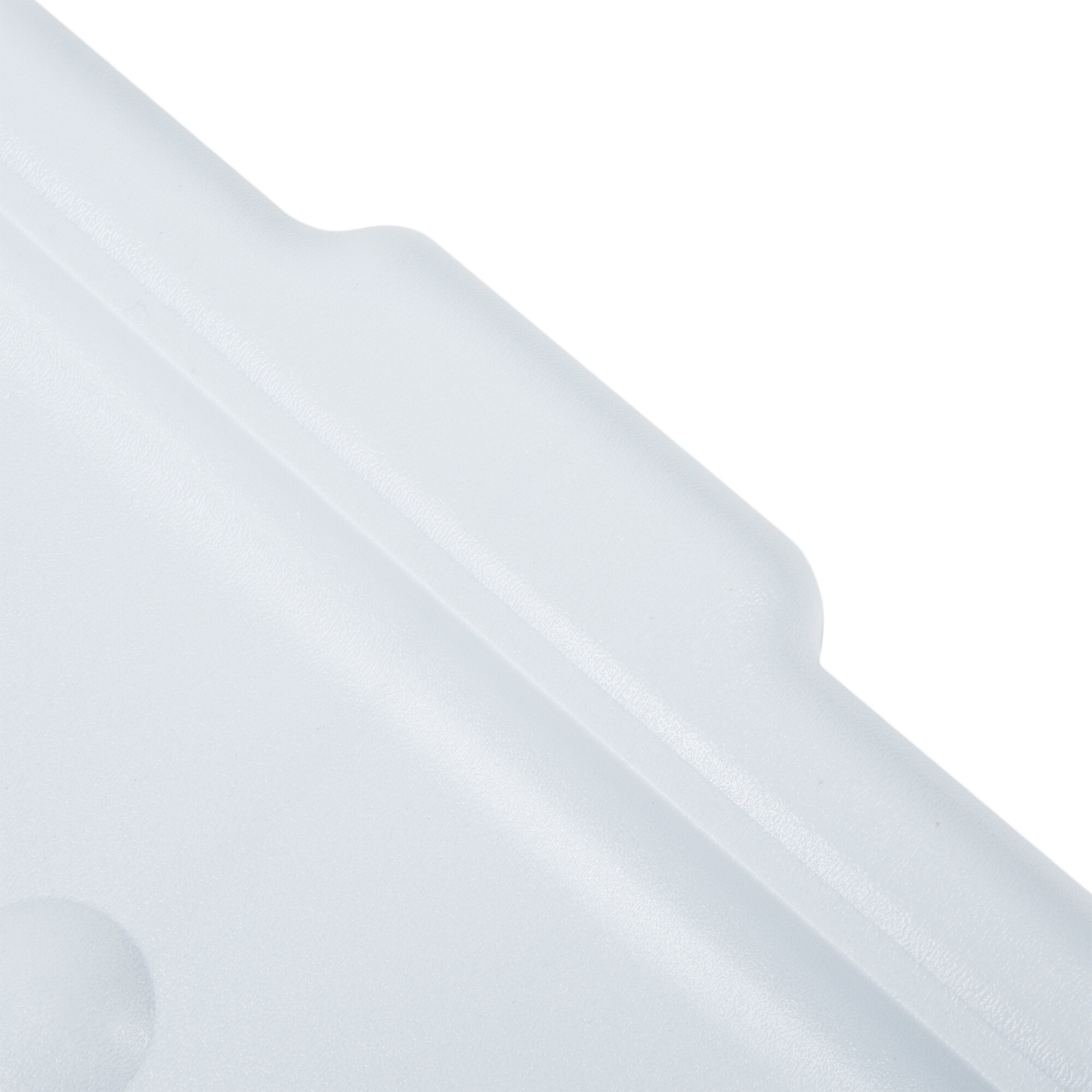 20" x 15" Polyethylene Plastic Bus Tub, Bus Box Lid Gray