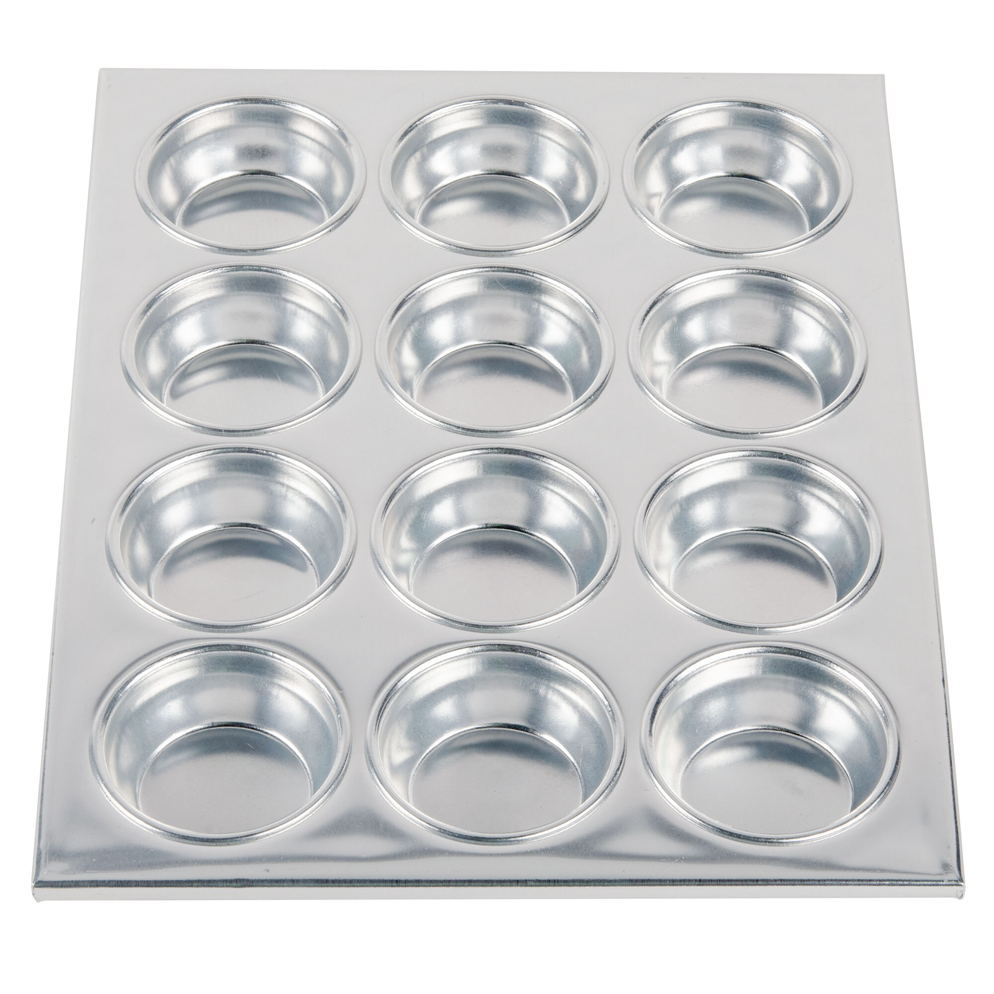 12 Cup Aluminum 3.5 oz. Muffin / Cupcake Pan