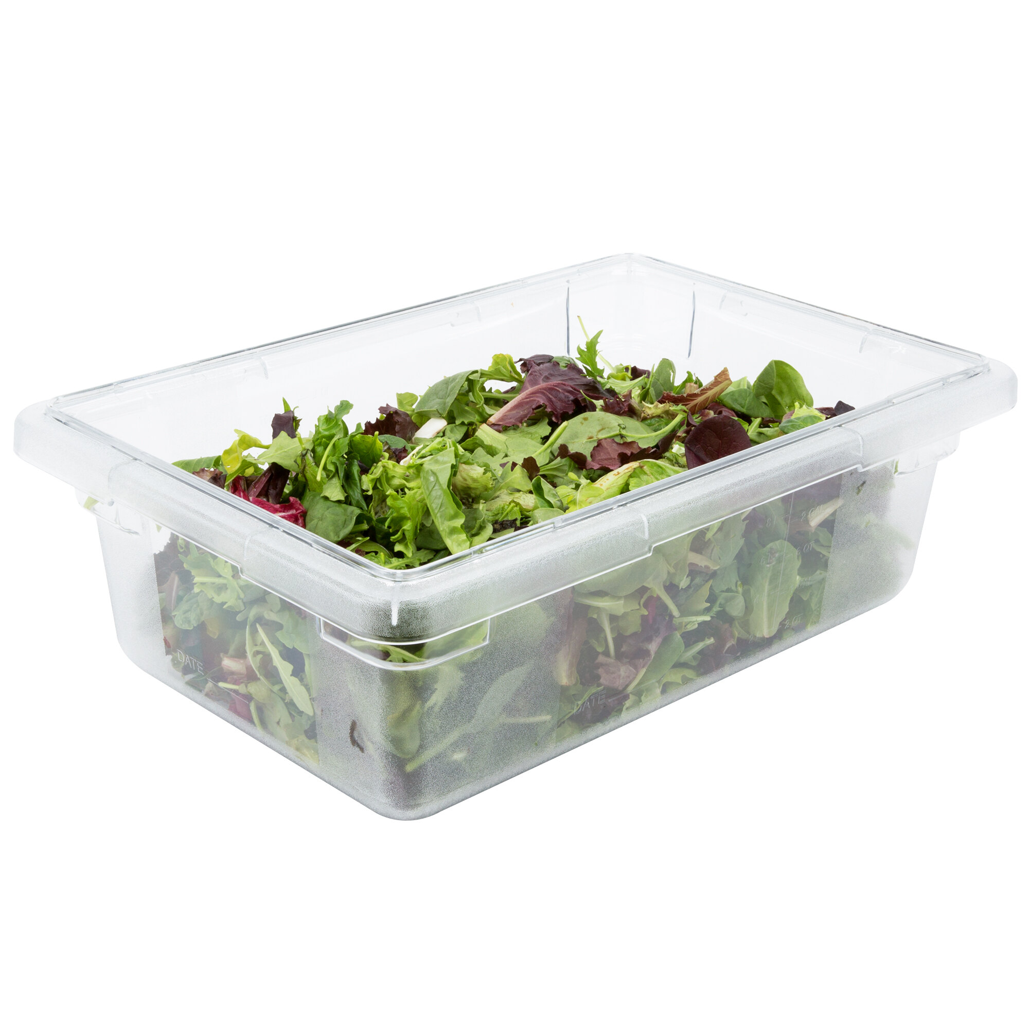 Carlisle 1061107 StorPlus 18" x 12" x 6" Clear Food Storage Box