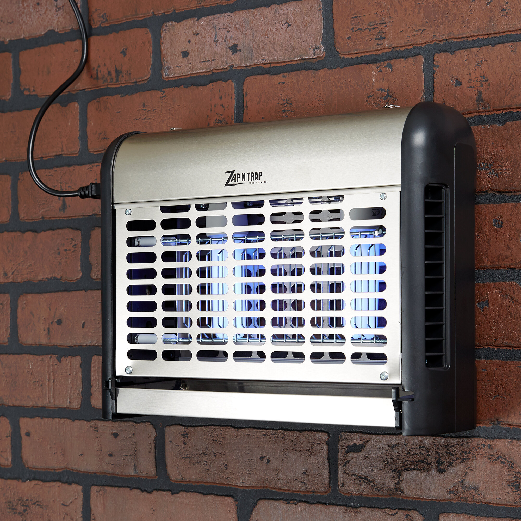 Zap N Trap Stainless Steel Insect Trap / Bug Zapper 26W