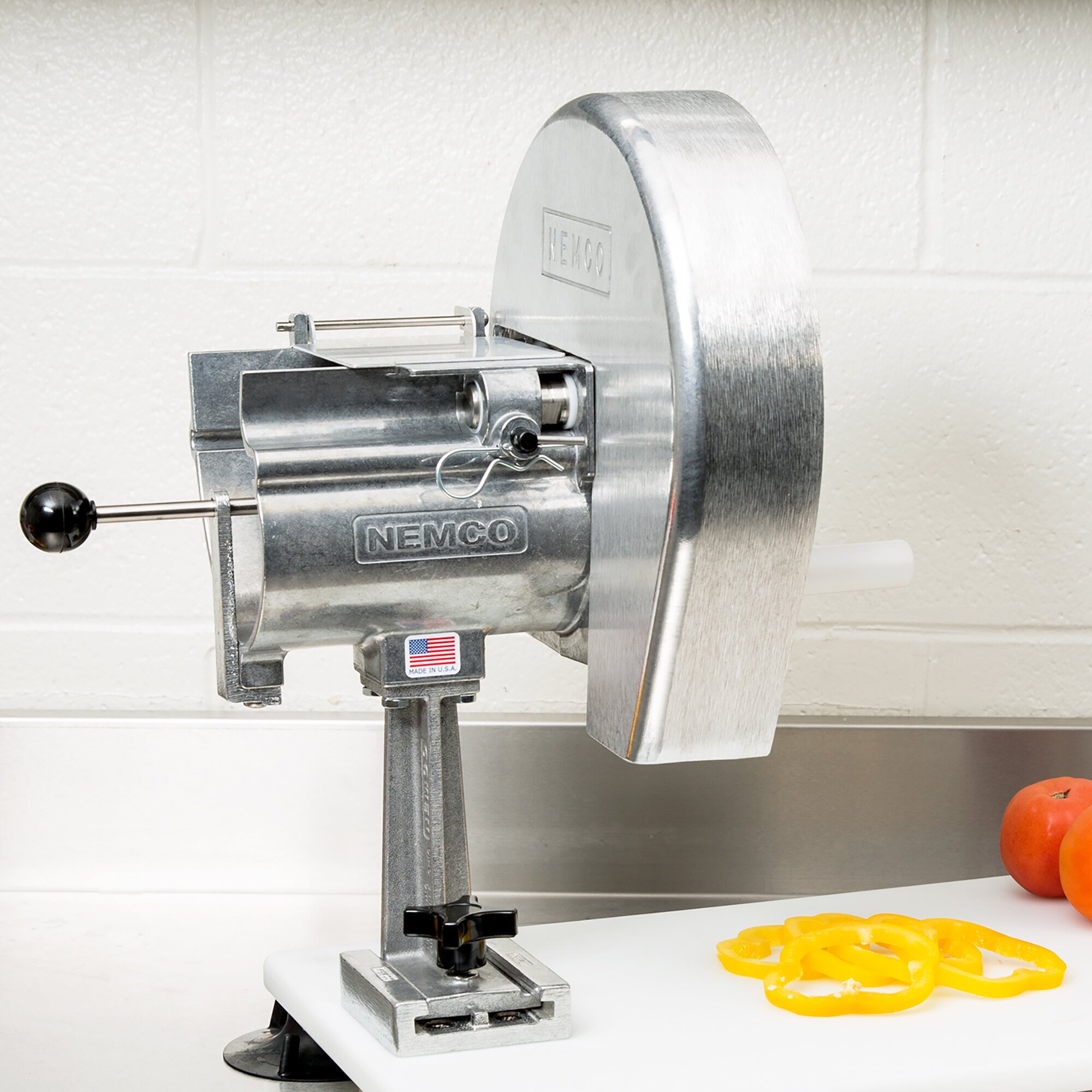 Nemco 55200AN8 Easy Slicer with 1/4" Fixed Cut Fruit / Vegetable Slicer