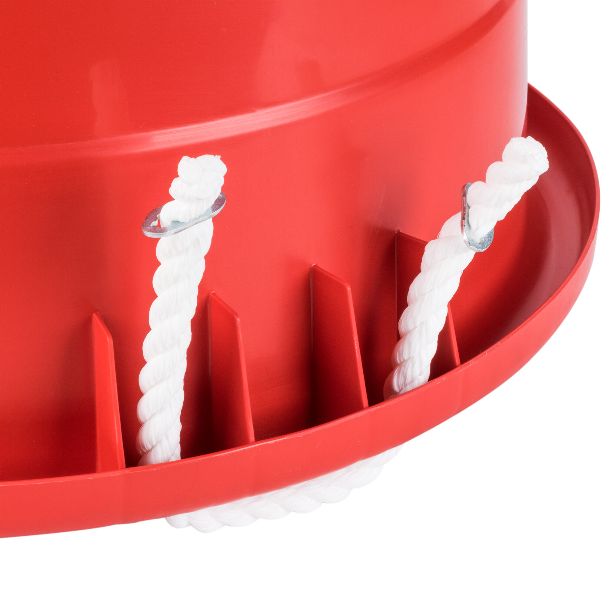 Continental 8119RD Huskee Red Tub with Rope Handles 17" x 16 3/4"