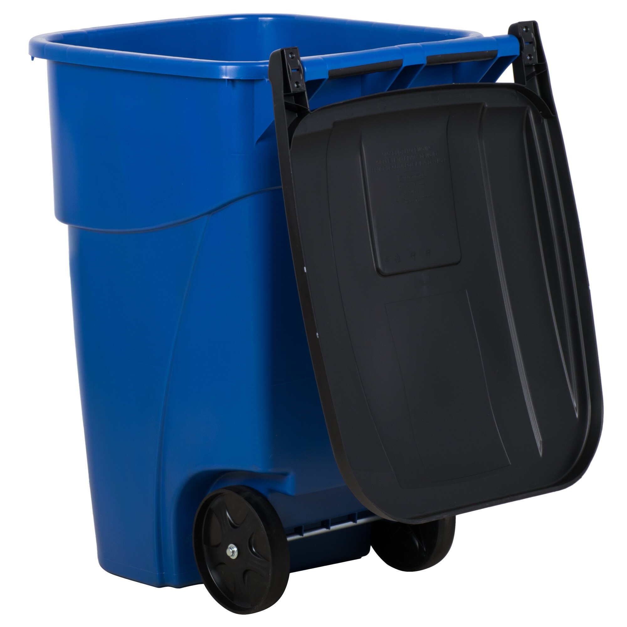 Rubbermaid Fg W Blue Brute Gallon Blue Wheeled Round Recycling