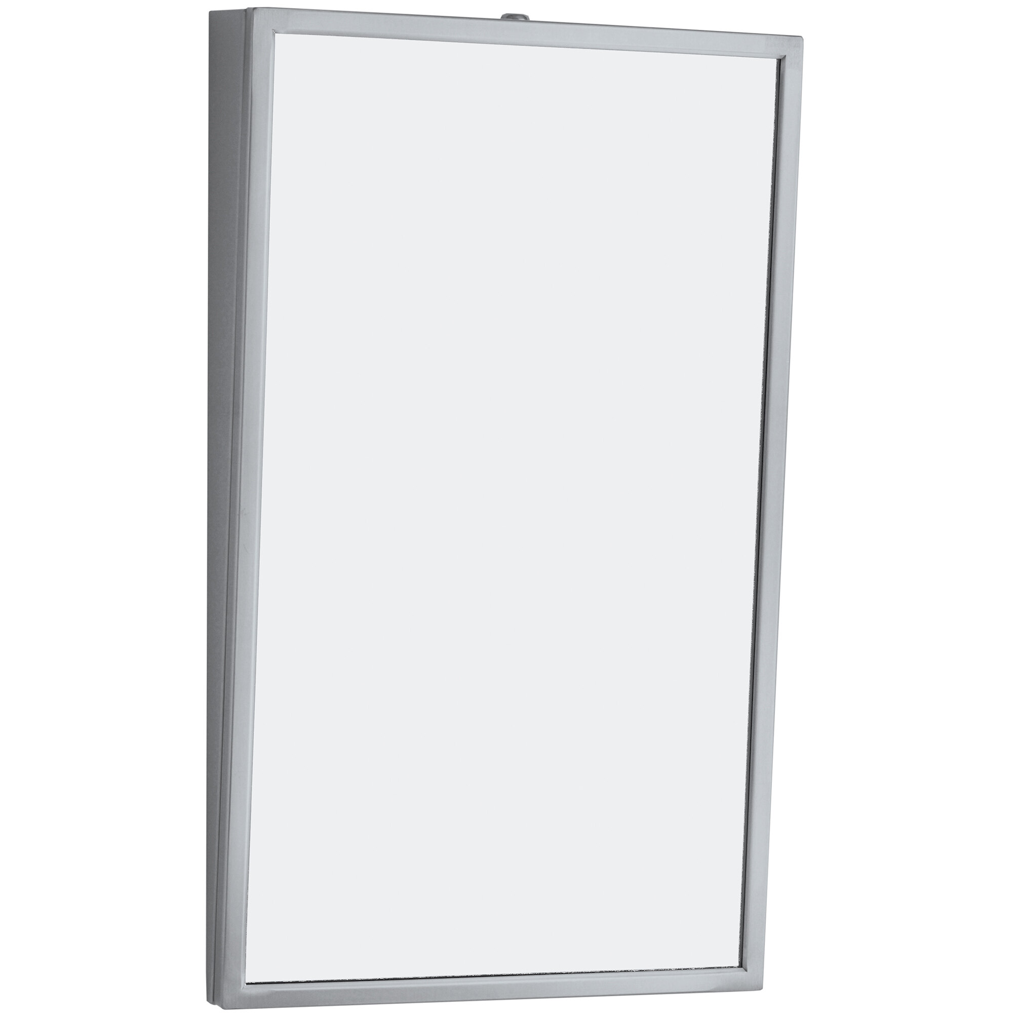 Bobrick B293 1836 18" x 36" Stainless Steel FixedPosition Tilt Mirror
