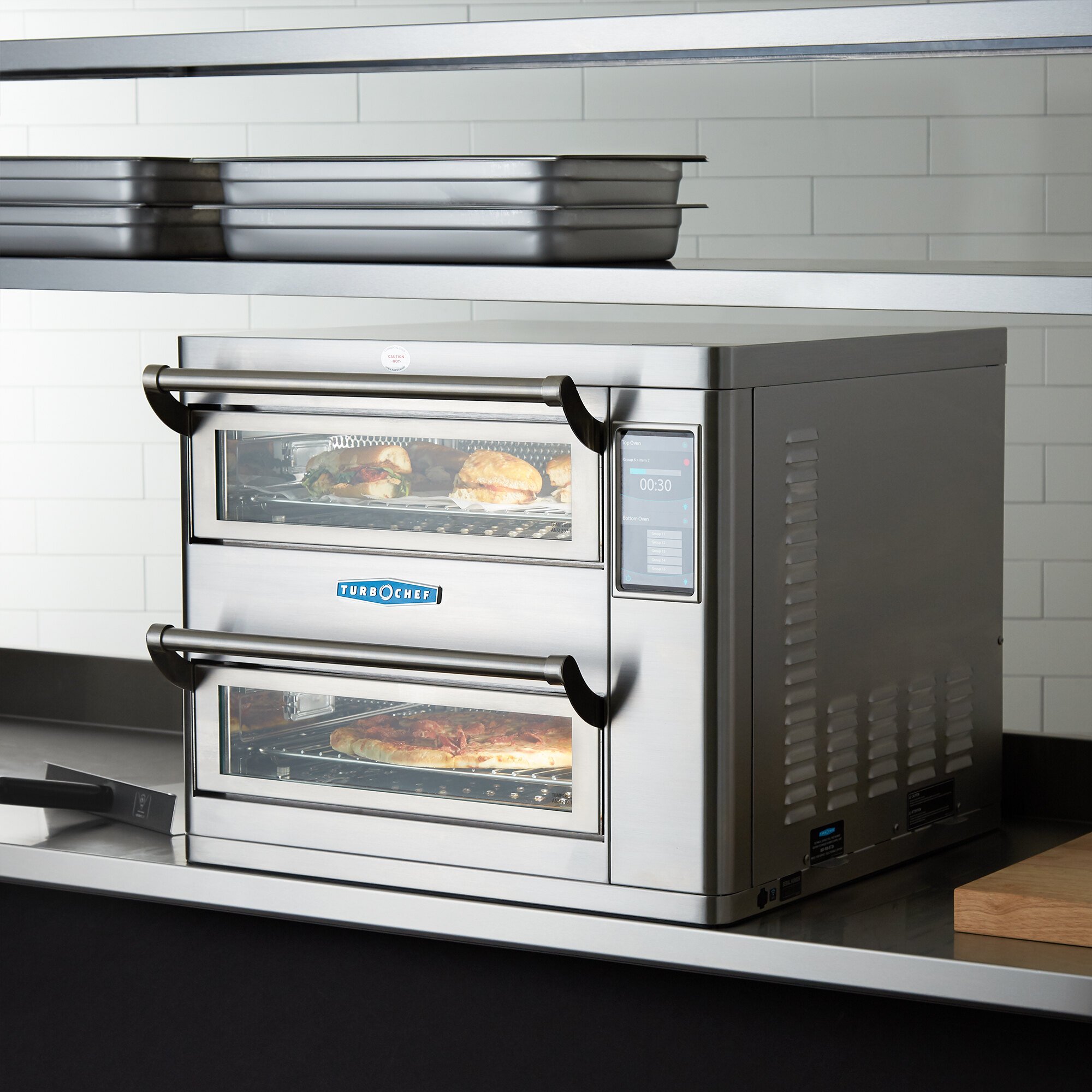 TurboChef HHD95001 Double Batch Ventless High Speed Countertop Oven 1