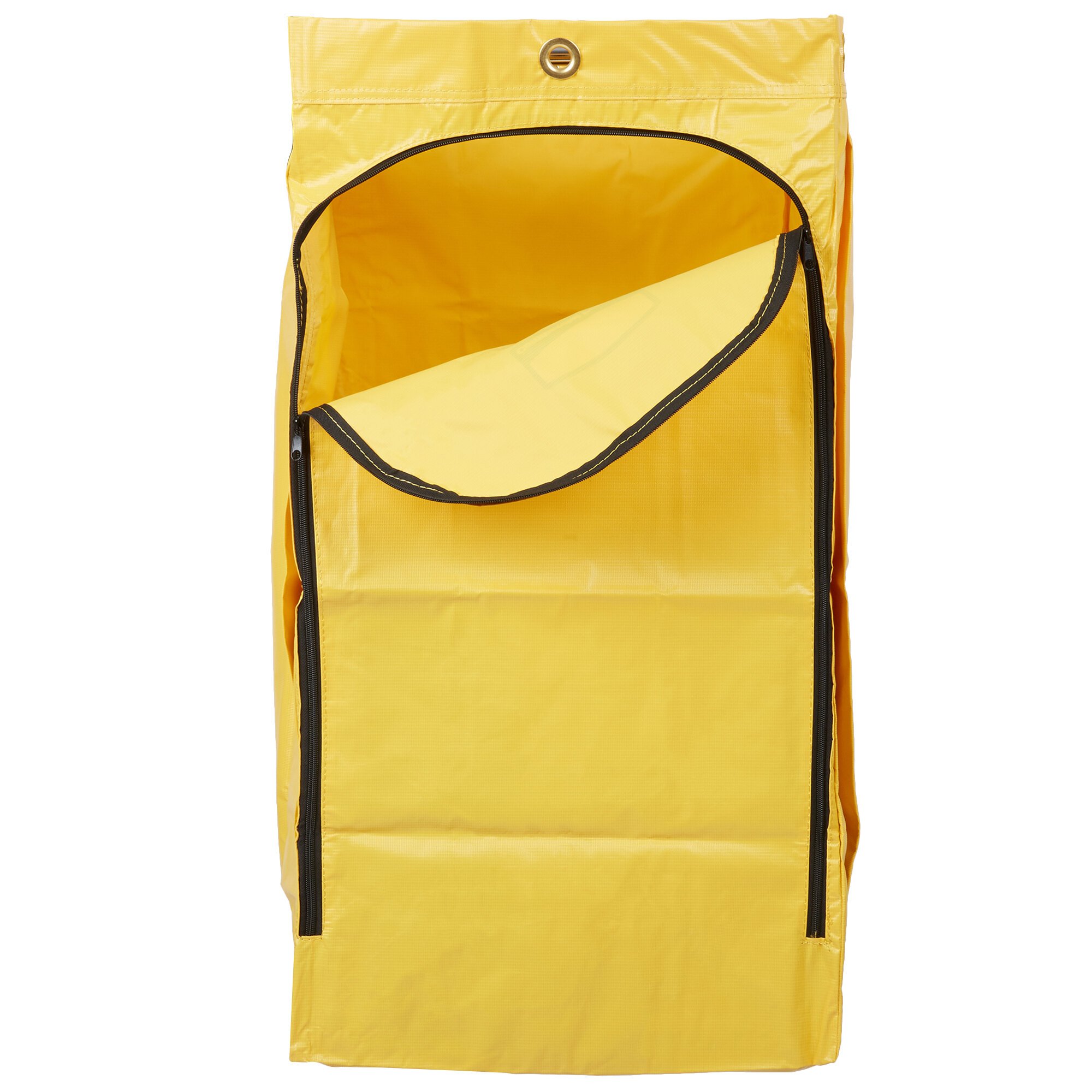 Rubbermaid 1966881 34 Gallon Yellow High Capacity Vinyl Janitor Cart Bag