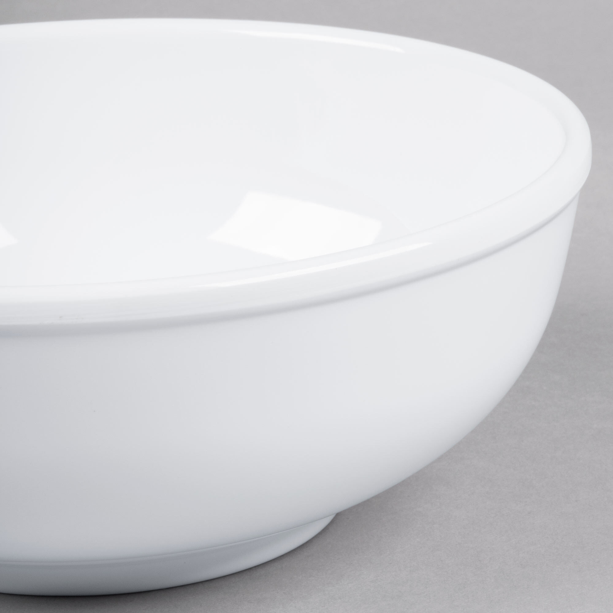 Thunder Group PH5008TW 1.81 Qt. White Melamine Pho Noodle Bowl 12/Pack