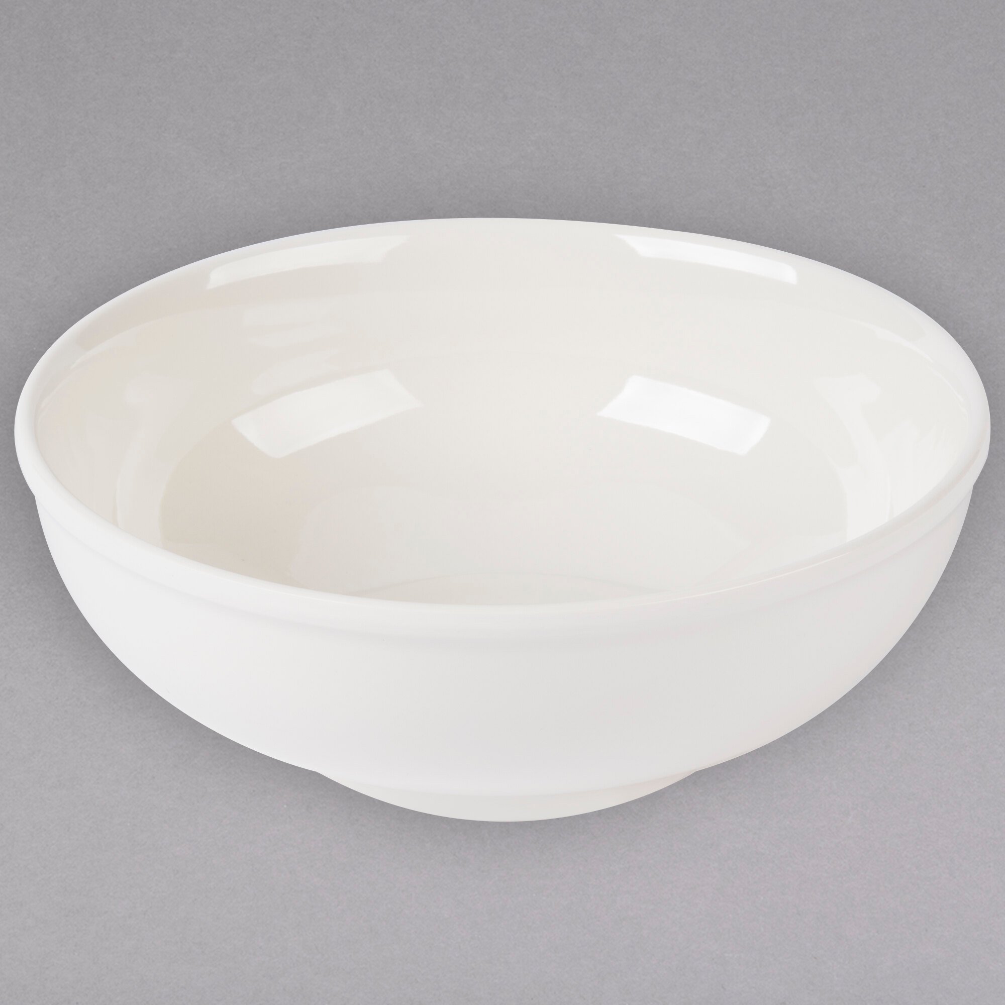 Thunder Group PH5007V 1.19 Qt. Ivory Melamine Pho Noodle Bowl 12/Pack