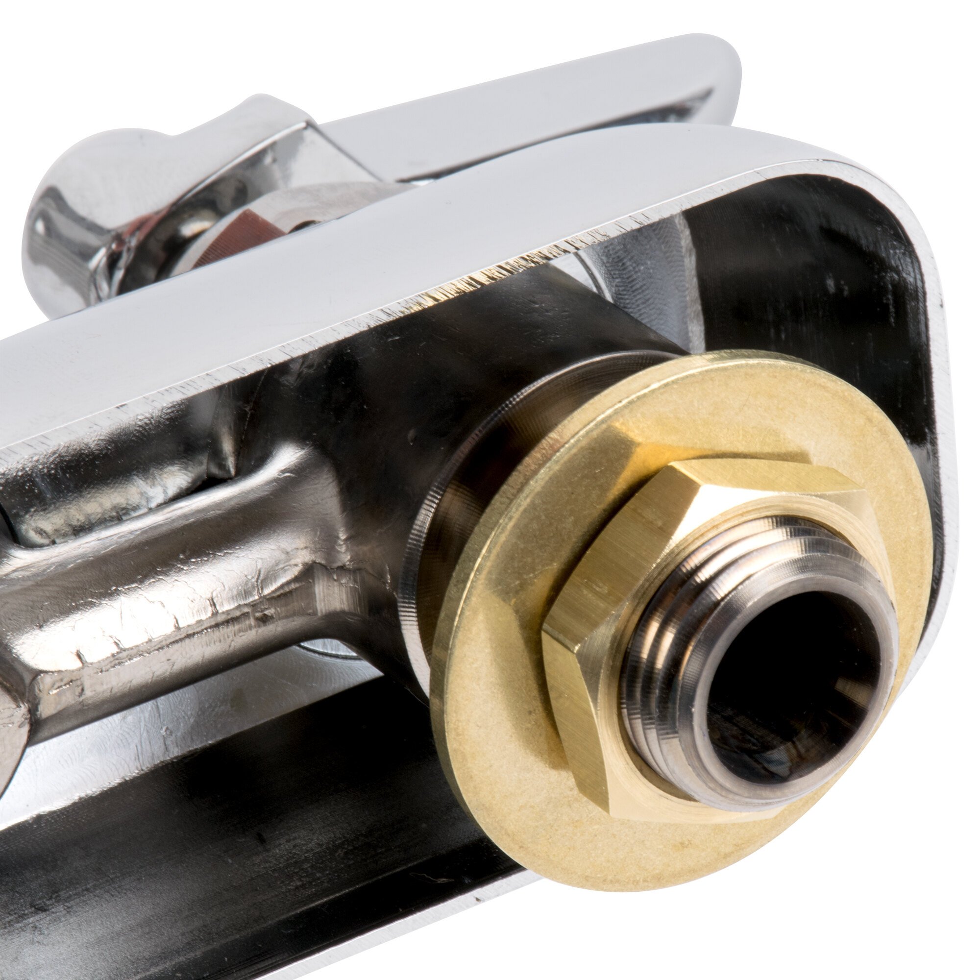 T&S B1193 Wall Mounted Workboard Faucet with EB0107 Spray Valve and 72" Hose 4" Centers