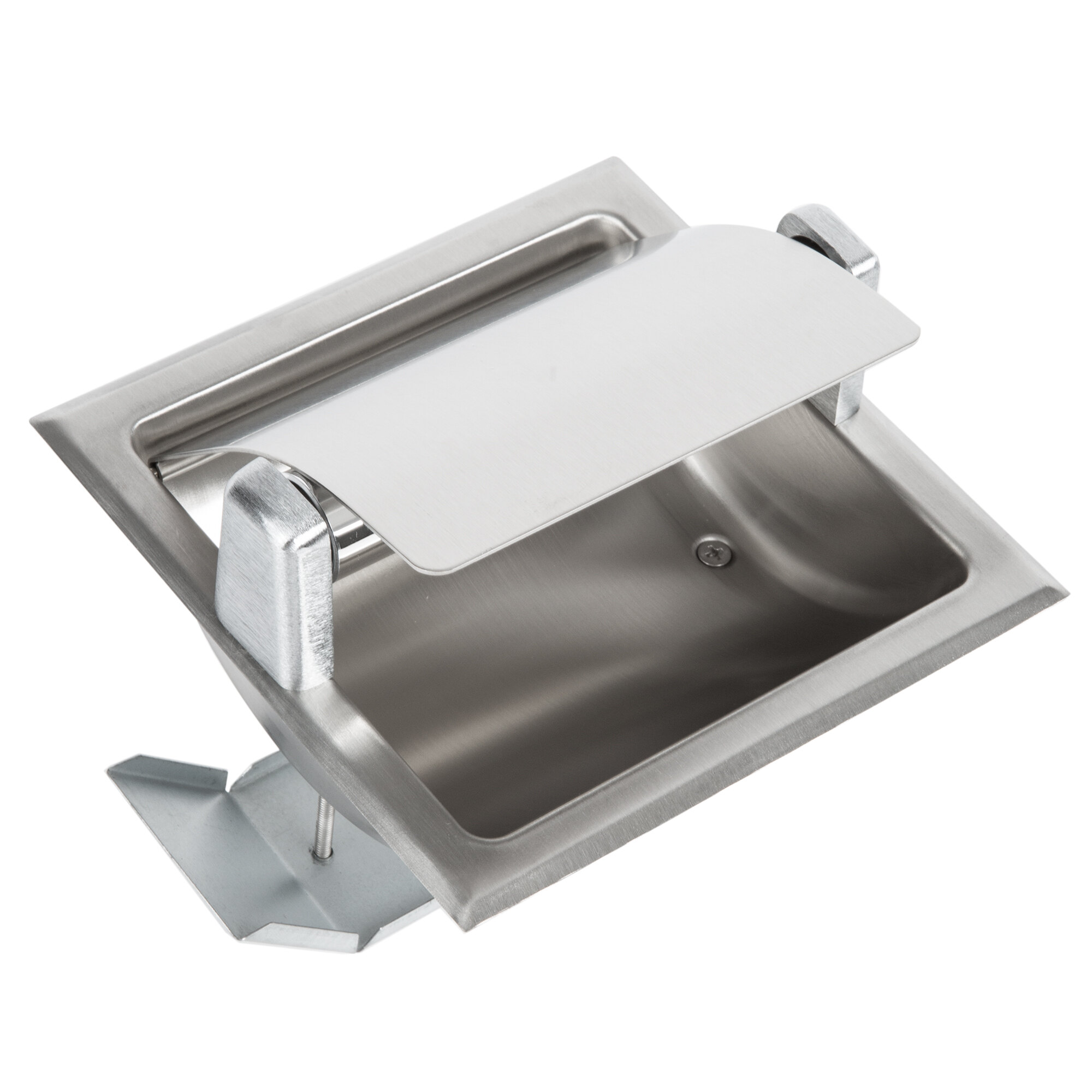 Bobrick B6697 Recessed Toilet Tissue Dispenser with Stainless Steel