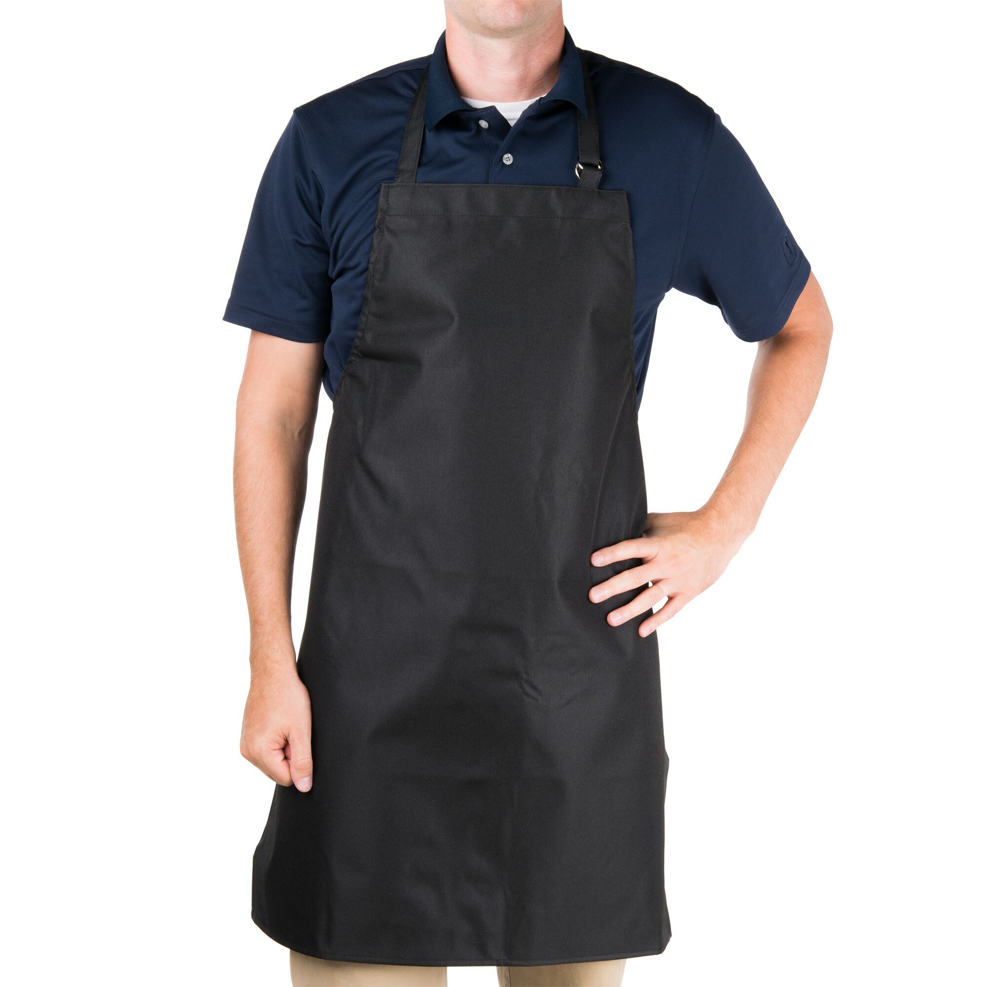 Chef Revival Black Custom Apron 33" x 27" staurantStore