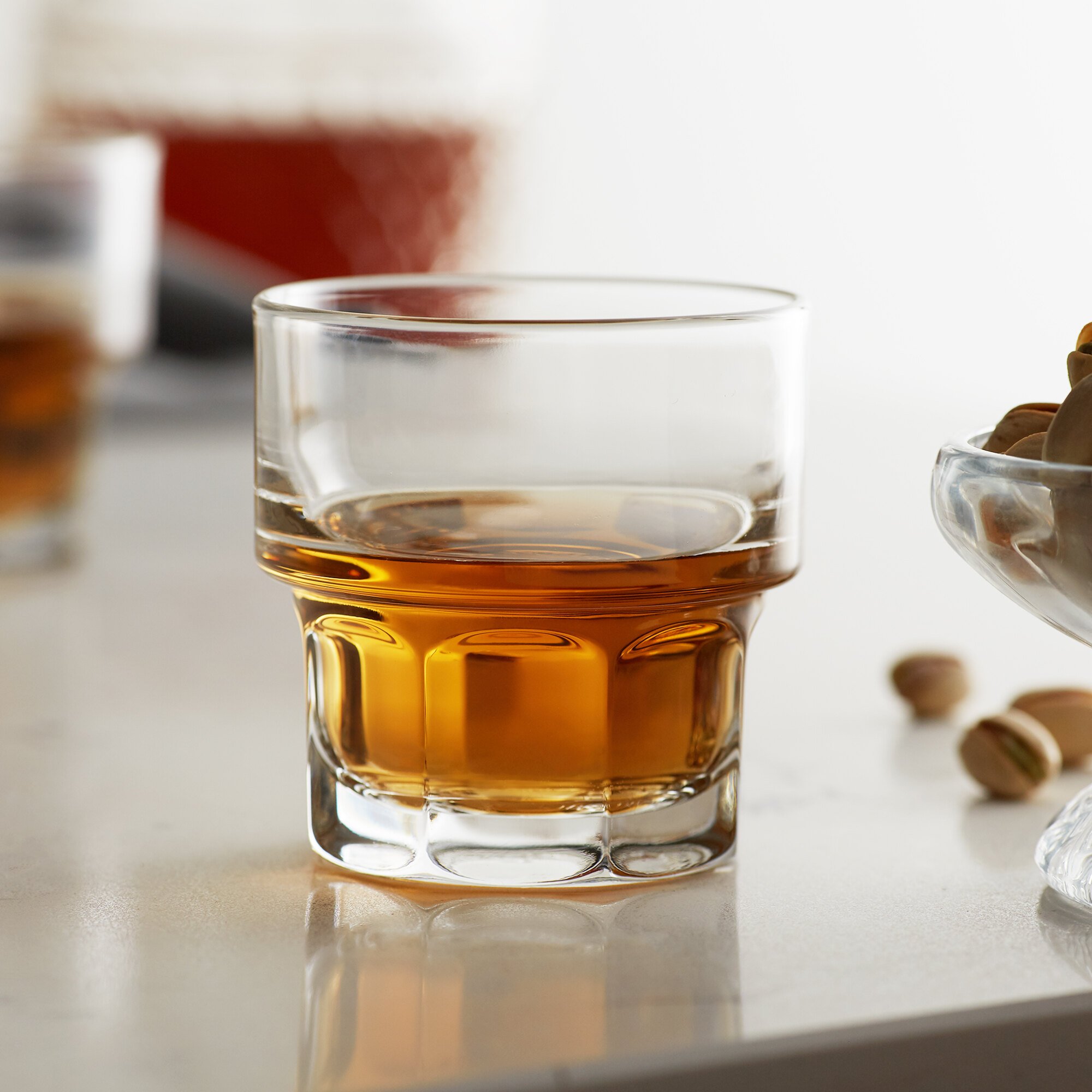 Libbey 15661 Gibraltar 7 oz. Stackable Rocks / Old Fashioned Glass - 36 ...