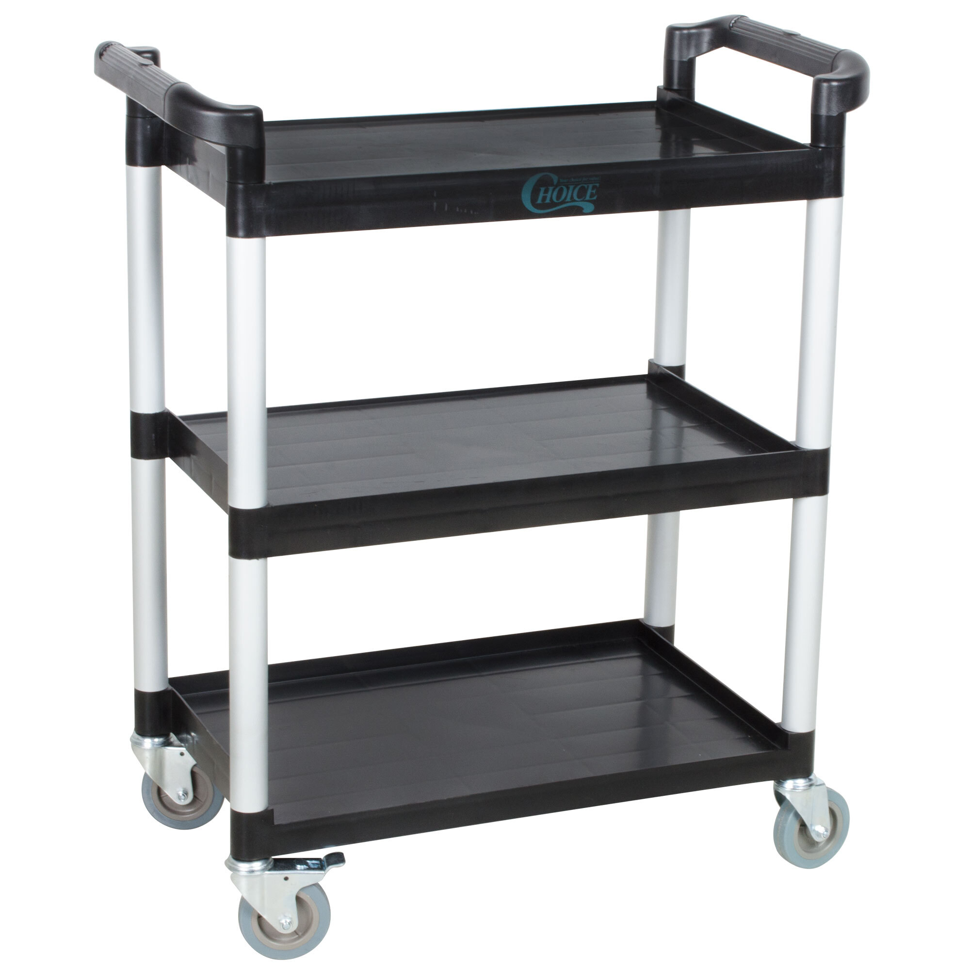 Choice Utility / Bus Cart - 3 Shelves | WebstaurantStore