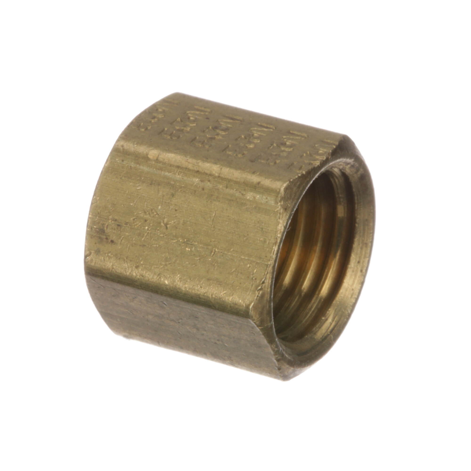 APW Wyott 2065634 Nut, 3/824 Compression, Brass