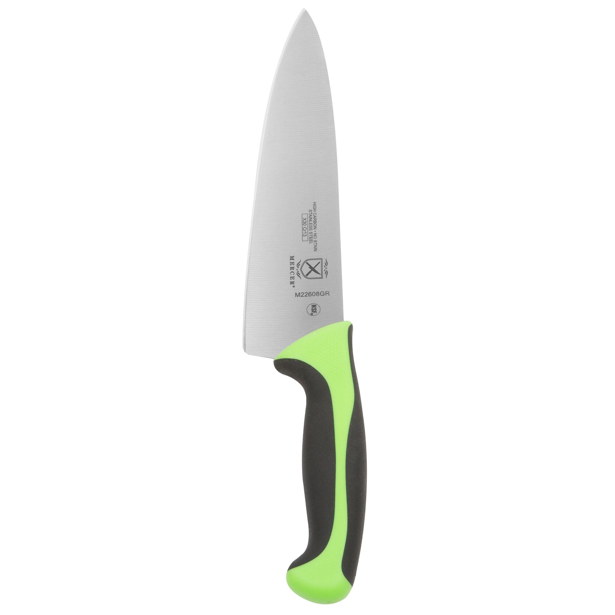 Mercer Culinary M22608GR Millennia® 8" Chef Knife with Green Handle