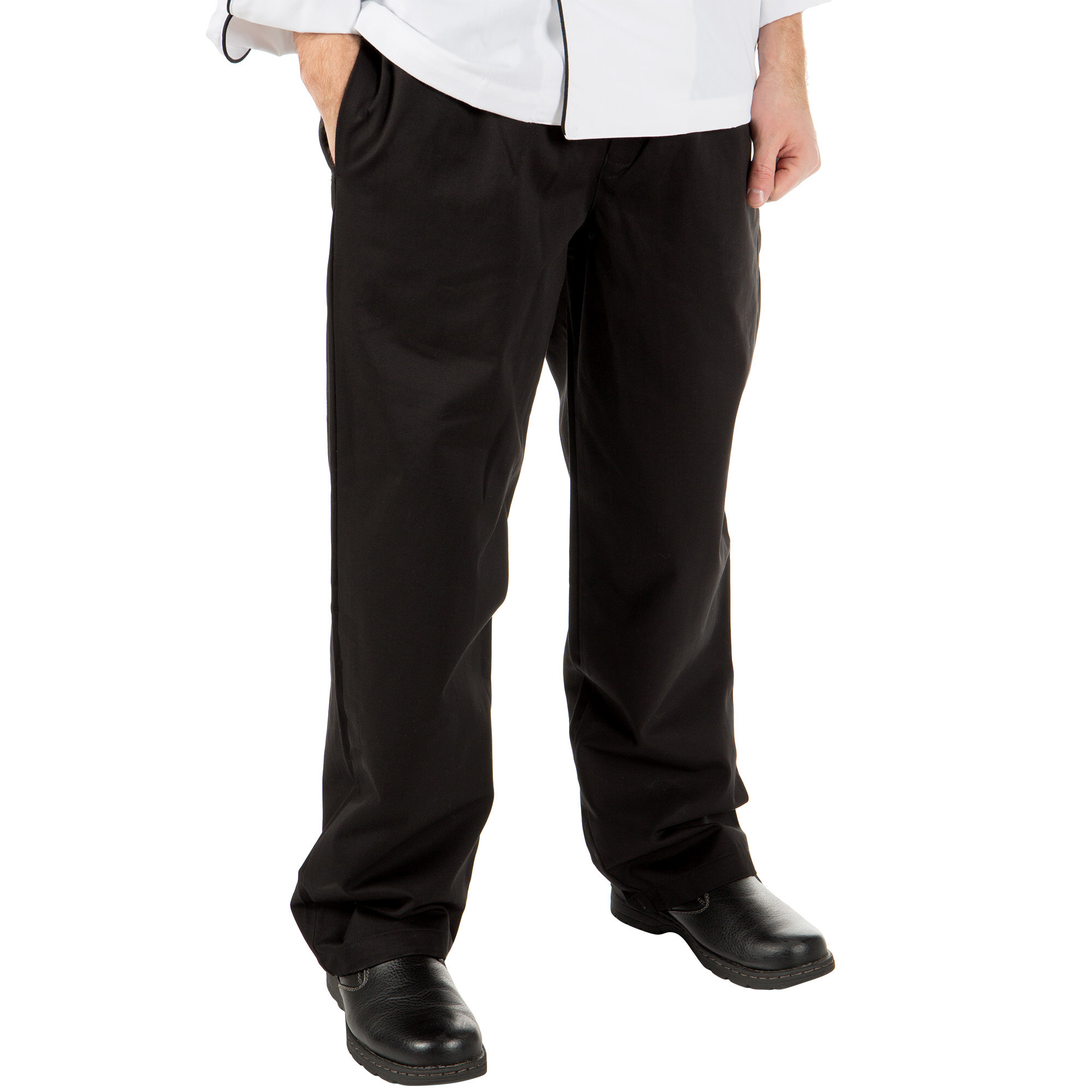 black chef pants