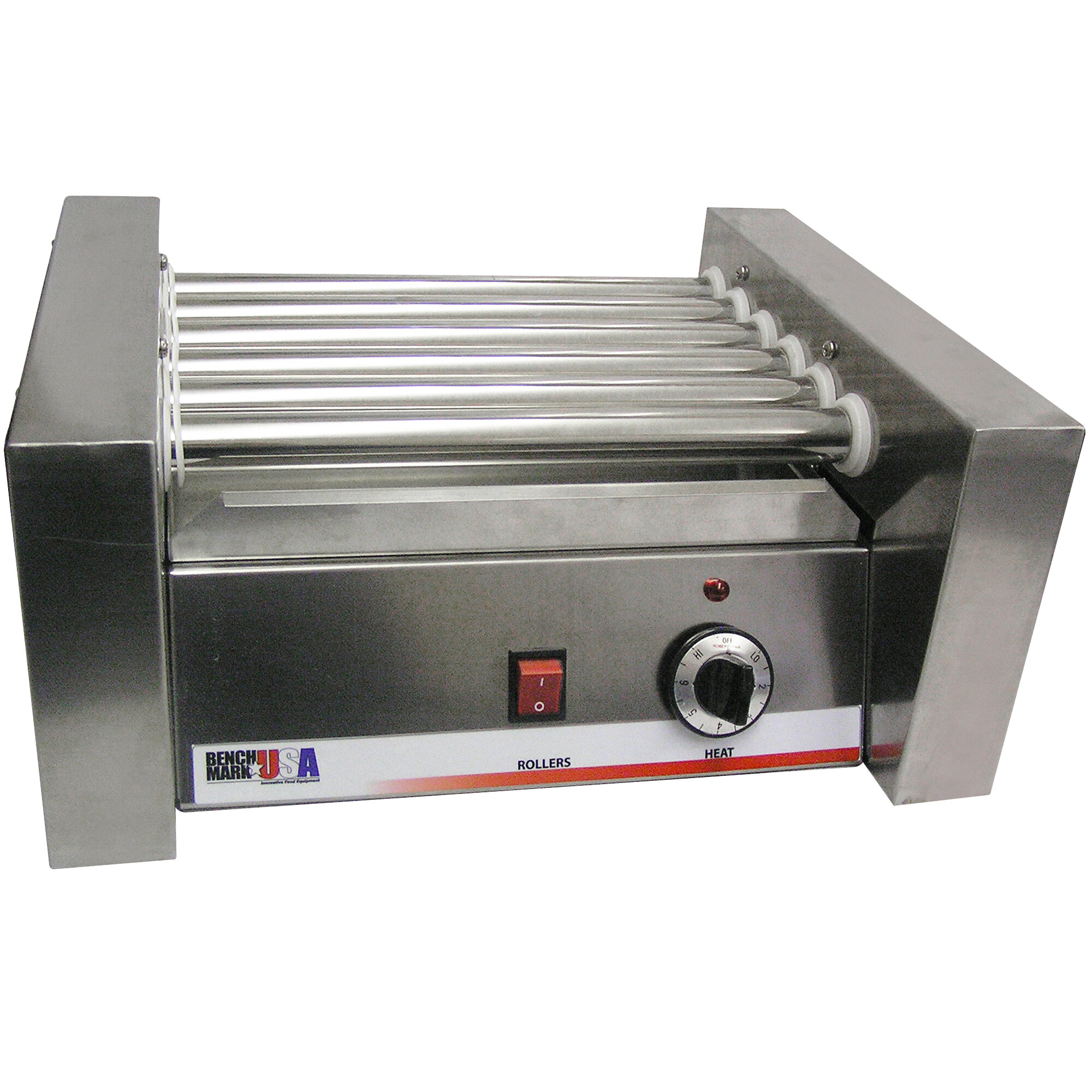 Benchmark USA 62010 10 Hot Dog Roller Grill 120V, 420W