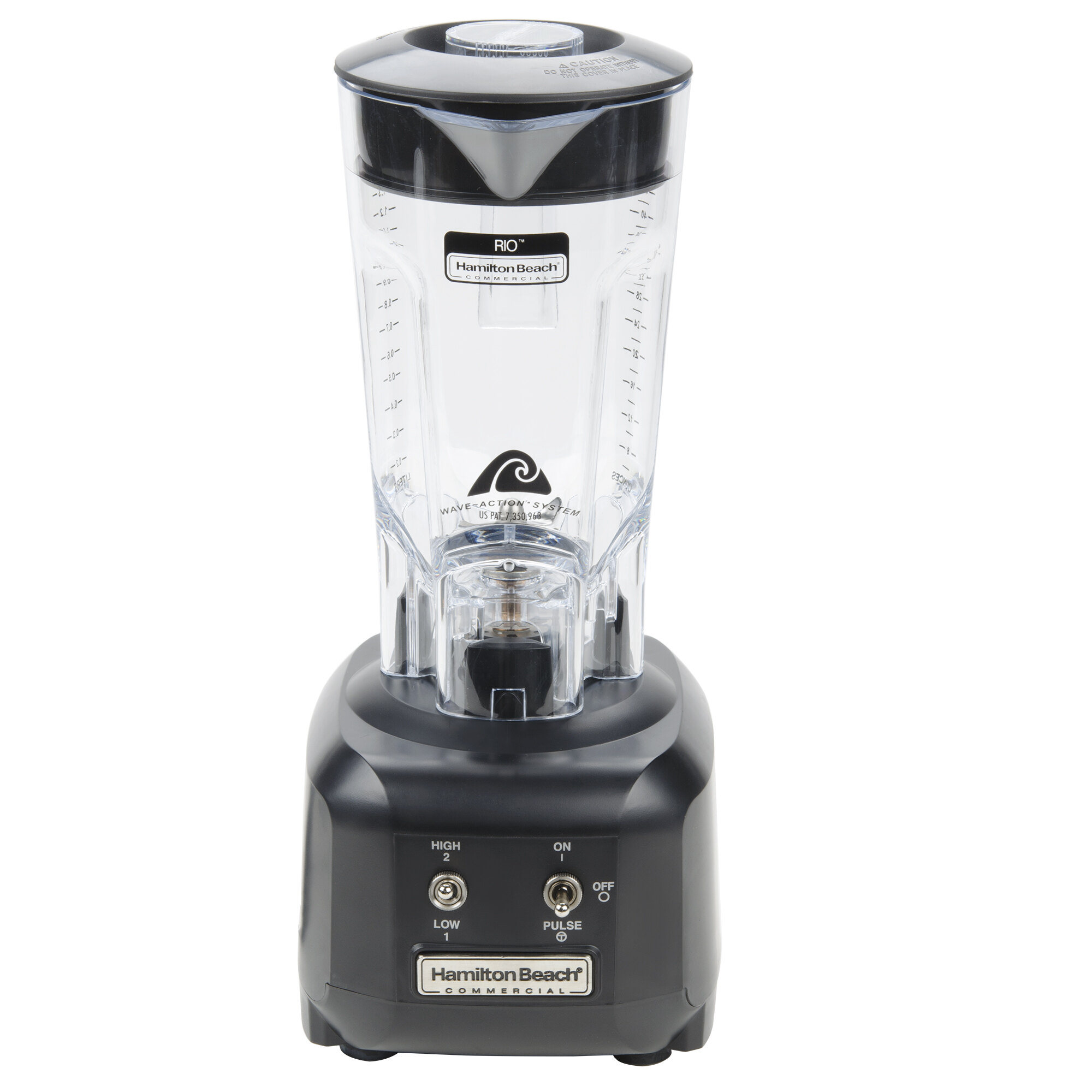 Hamilton Beach HBB250R Rio 3/4 hp 44 oz. Bar Blender - 120V