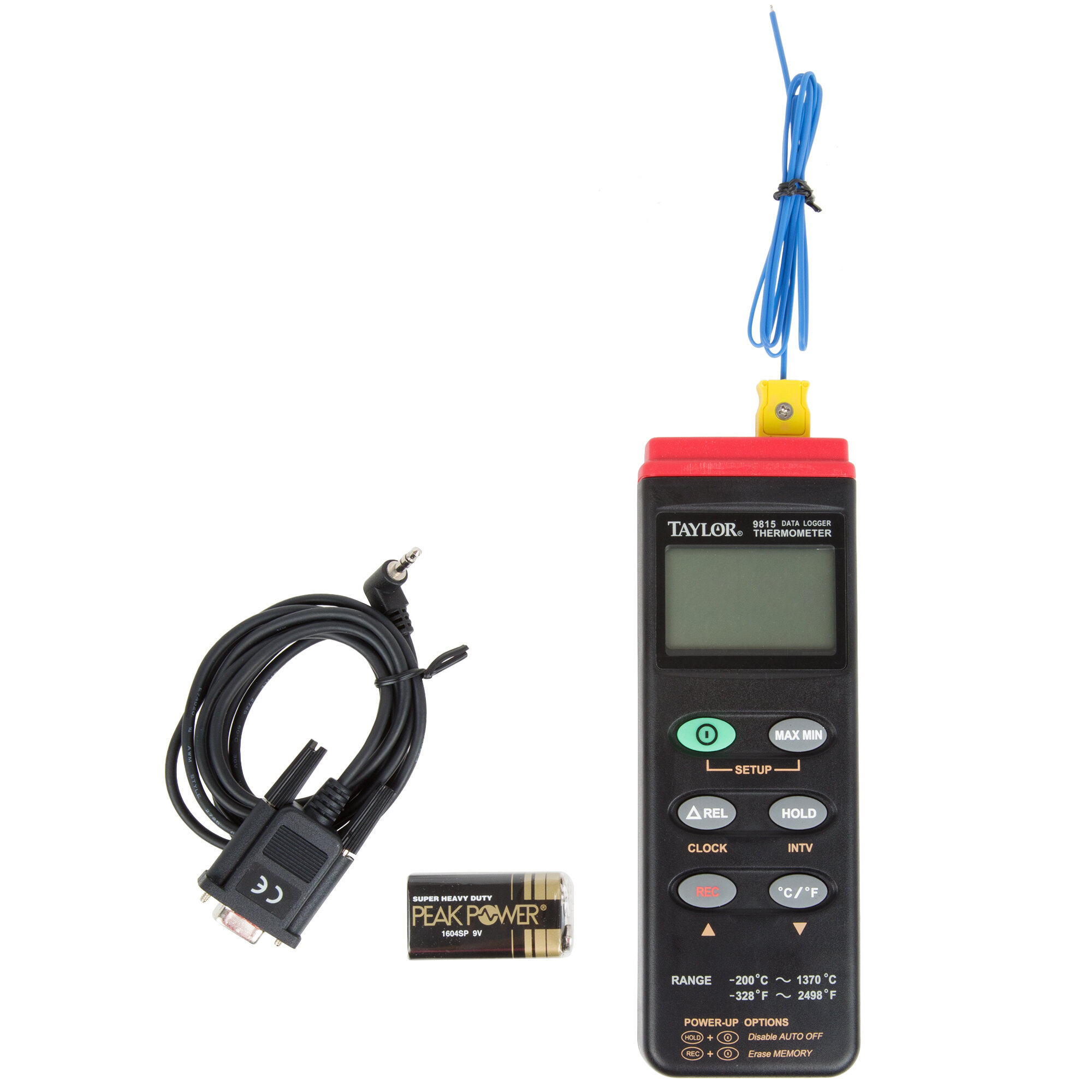 Taylor 9815A Digital BatteryOperated KType Probe Thermocouple
