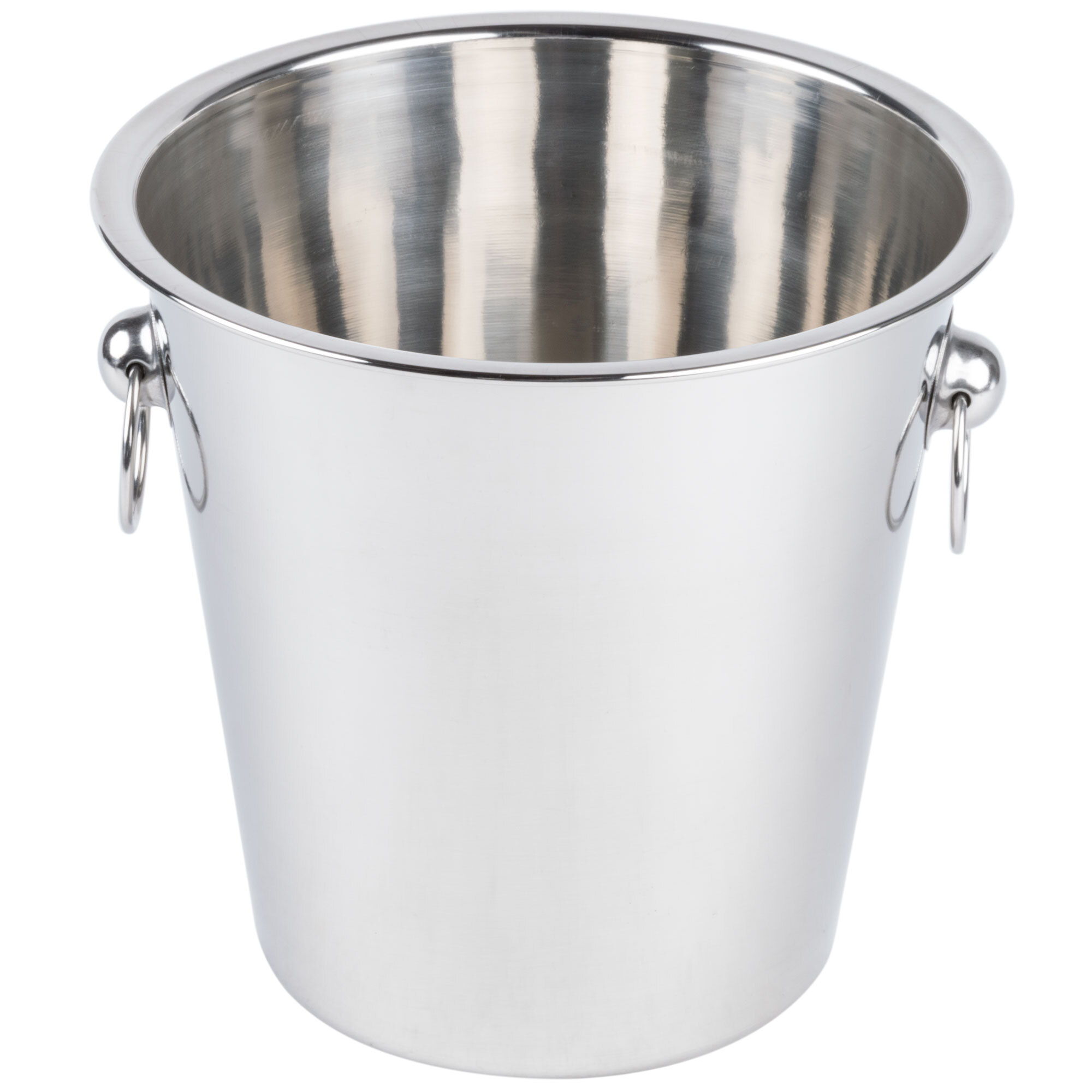 Champagne Bucket 7 1/2" Stainless Steel Wine / Champagne Bucket 4 Qt.