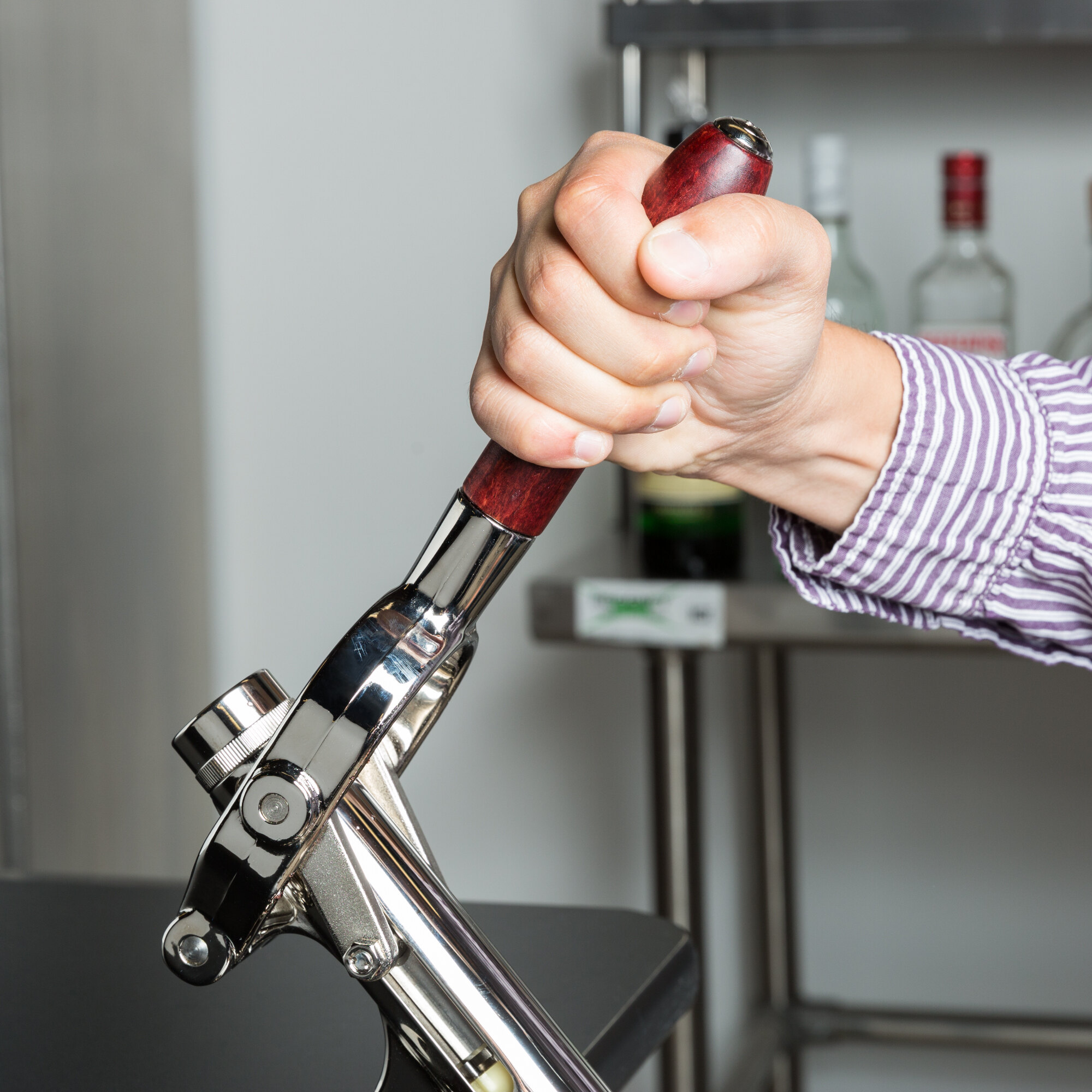 Franmara 4021 Cedon NickelPlated Counter Mount Wine Bottle Opener