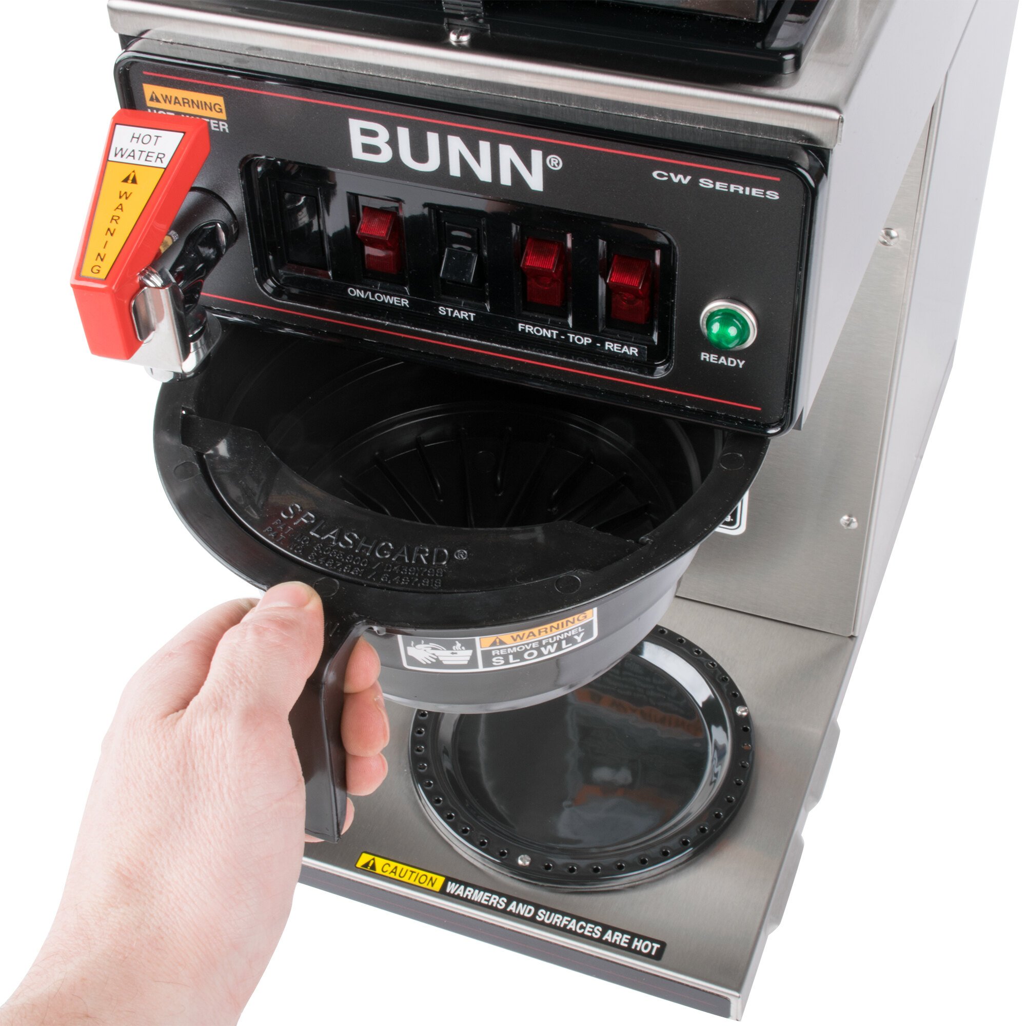 Bunn 12950.0213 CWTF153 Automatic 12 Cup Coffee Brewer with 2 Upper