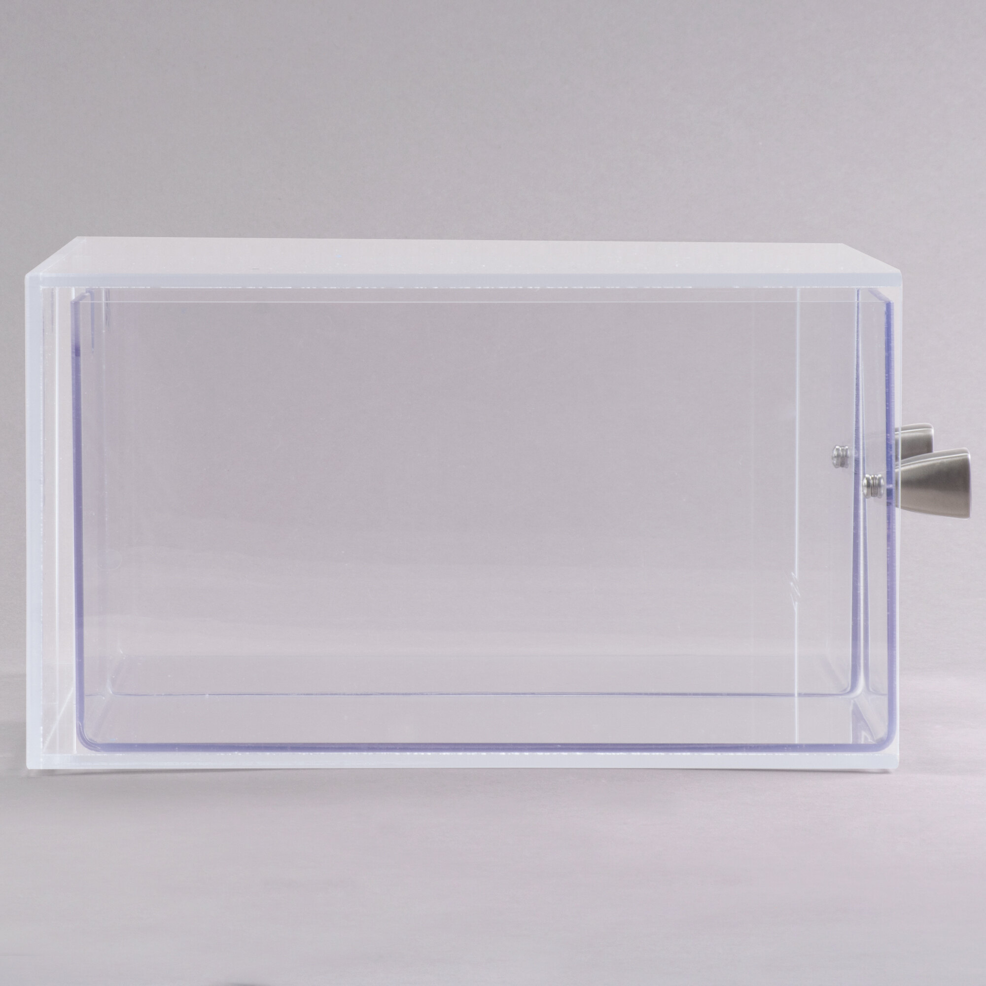 CalMil 1480 Eco Modern Two Drawer Acrylic Bread Box for 1279 Bread