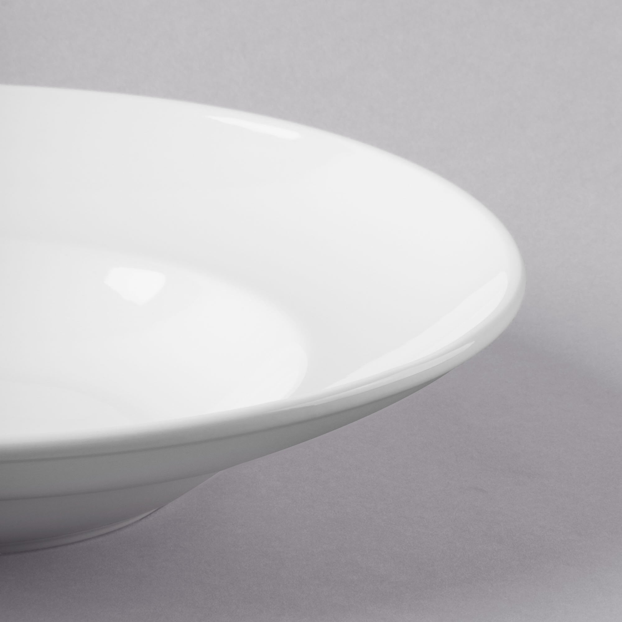 World Tableware BW1135 Basics 16 oz. Bright White Porcelain Entree