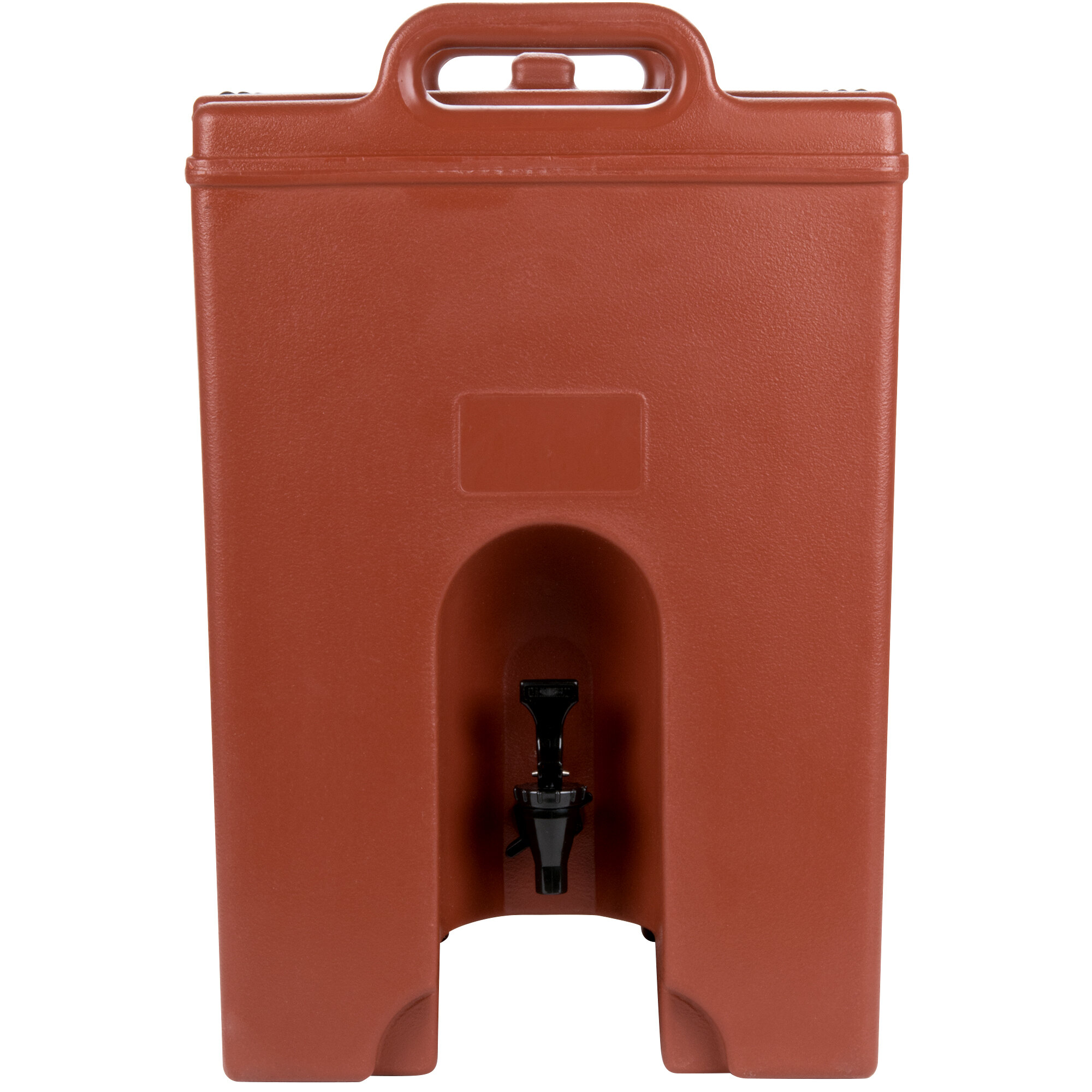 Cambro 1000LCD402 Camtainers® 11.75 Gallon Brick Red Insulated Beverage