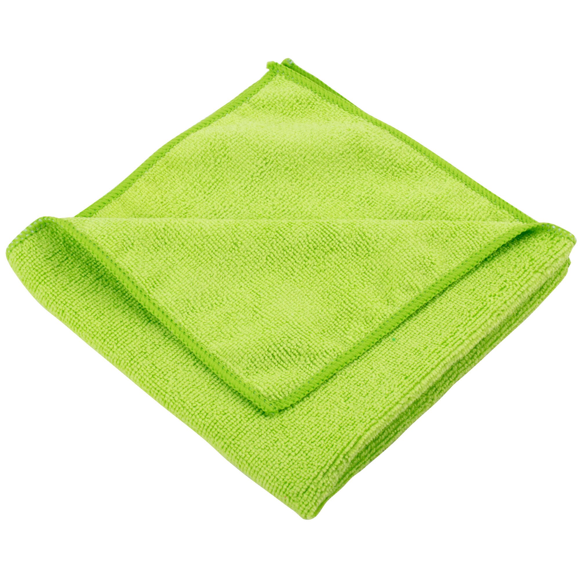 Unger Me400 Smartcolor Microwipe 16 X 16 Green Ultralite Microfiber